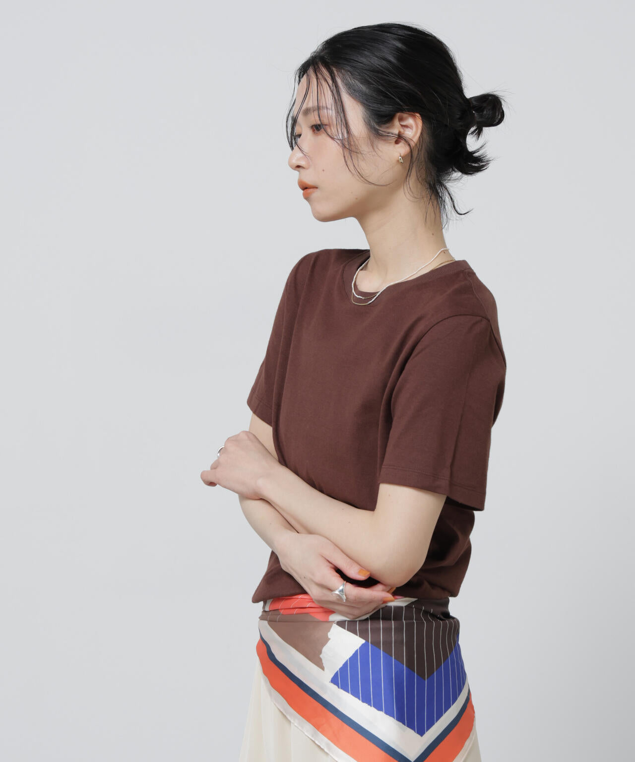 Anti Soaked(R) 汗染み防止カラフルクルーTシャツ 6696124306