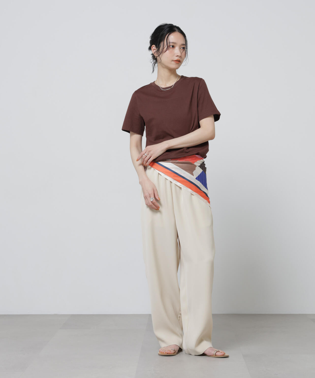 Anti Soaked(R) 汗染み防止カラフルクルーTシャツ 6696124306