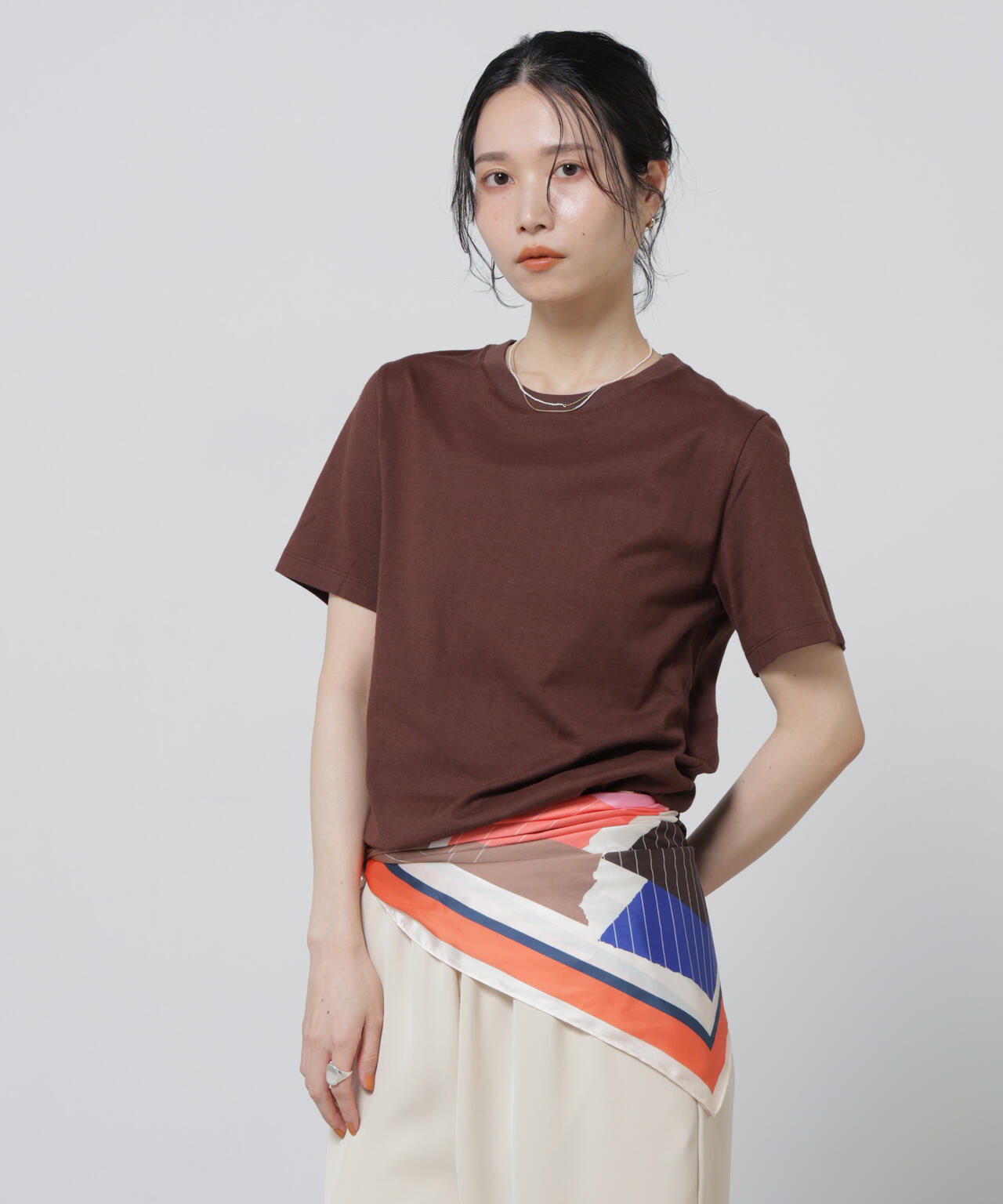 Anti Soaked(R) 汗染み防止カラフルクルーTシャツ 6696124306