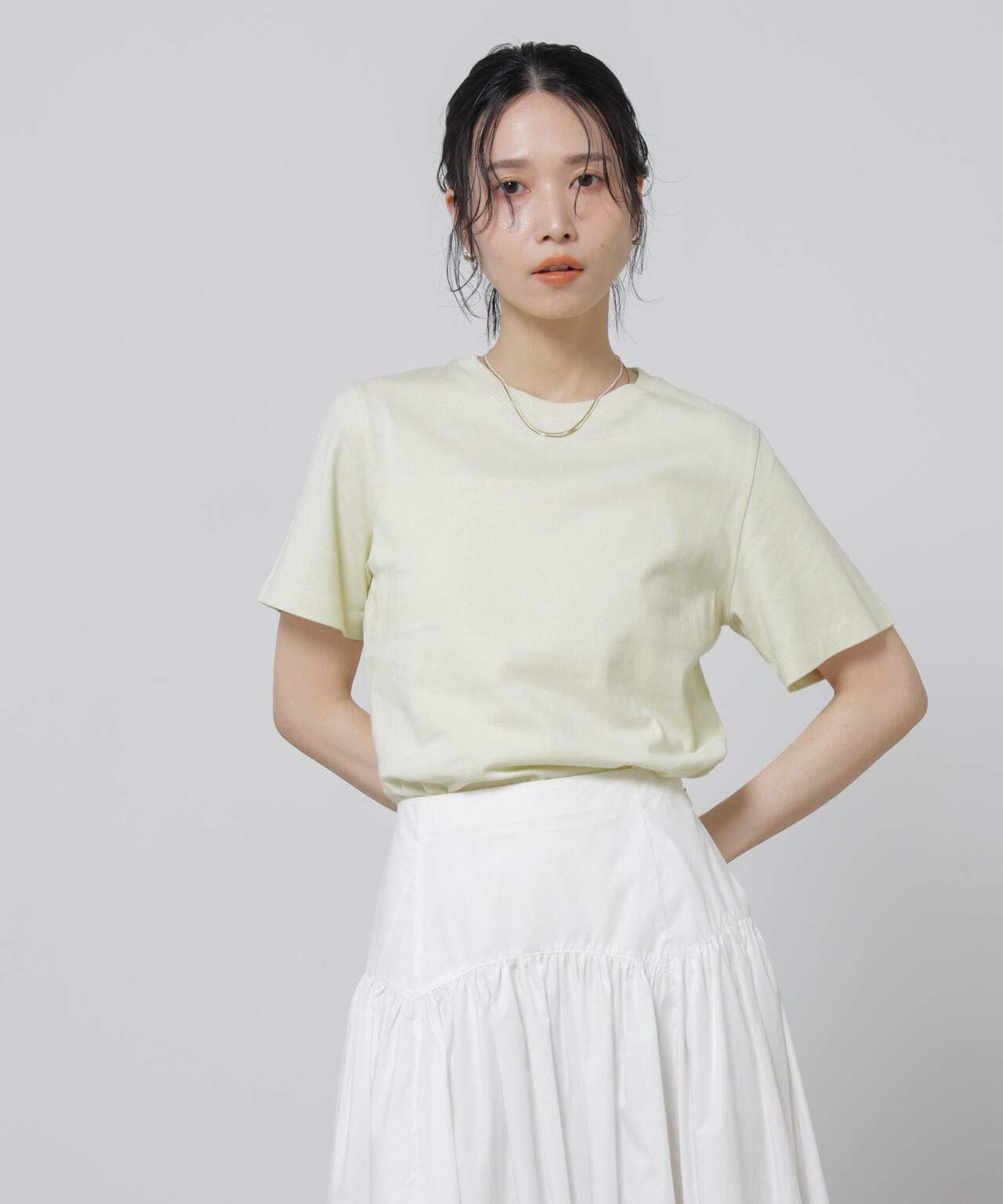 Anti Soaked(R) 汗染み防止カラフルクルーTシャツ 6696124306