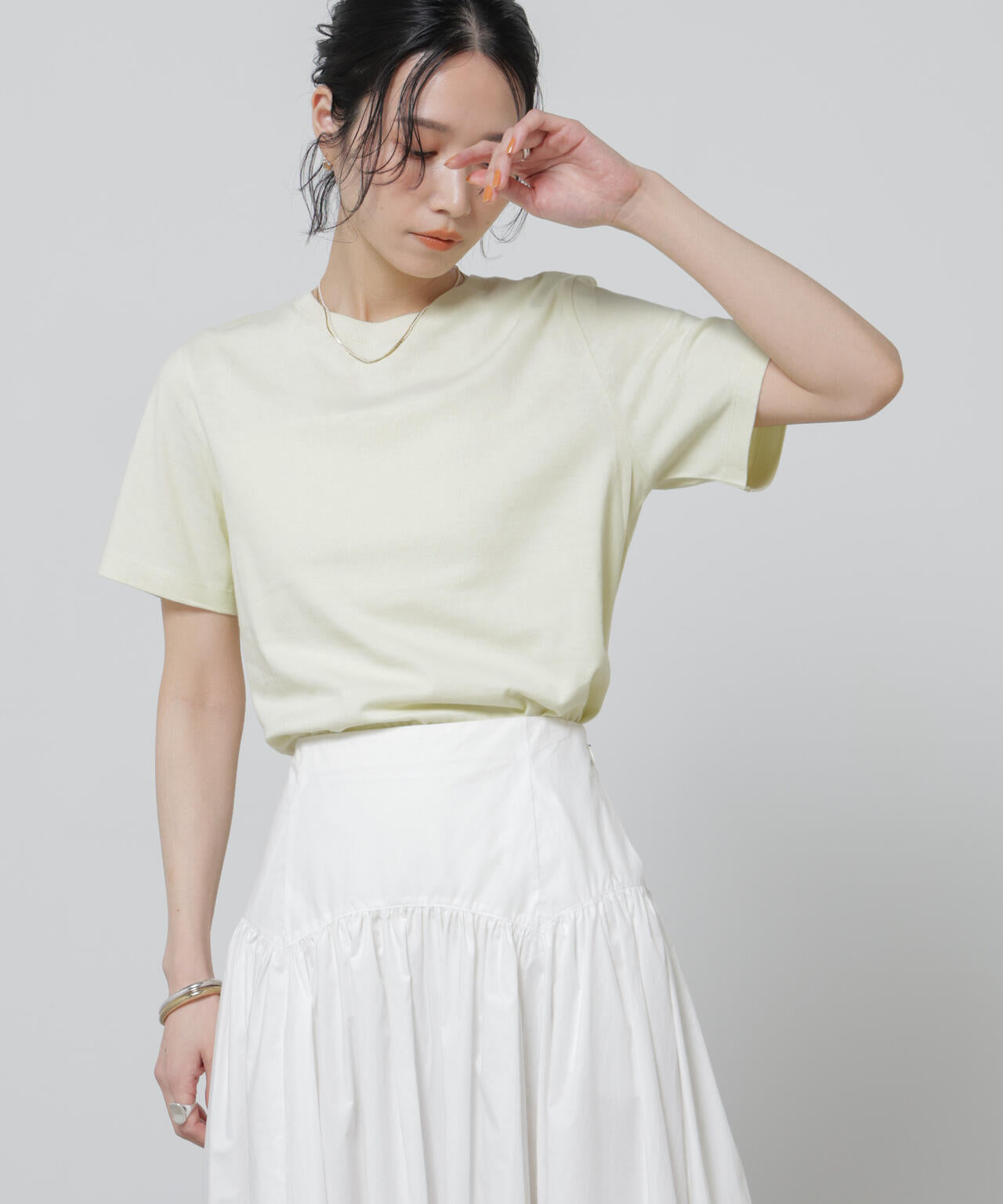 Anti Soaked(R) 汗染み防止カラフルクルーTシャツ 6696124306