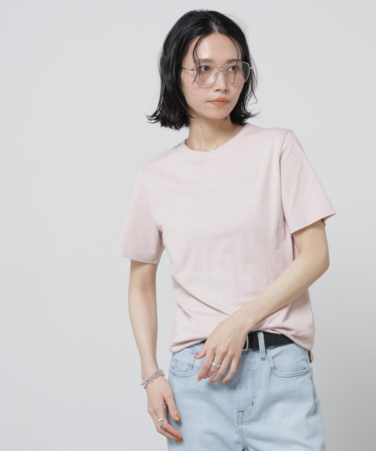 Anti Soaked(R) 汗染み防止カラフルクルーTシャツ 6696124306