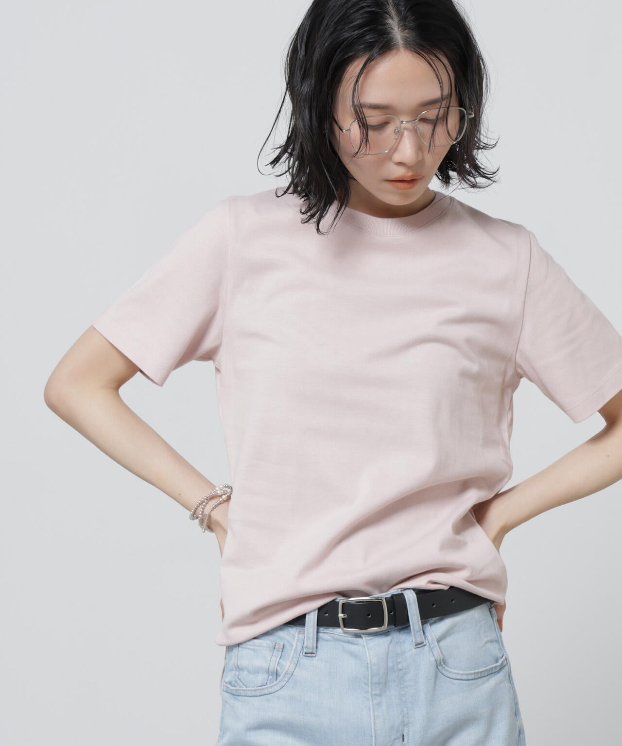 Anti Soaked(R) 汗染み防止カラフルクルーTシャツ 6696124306