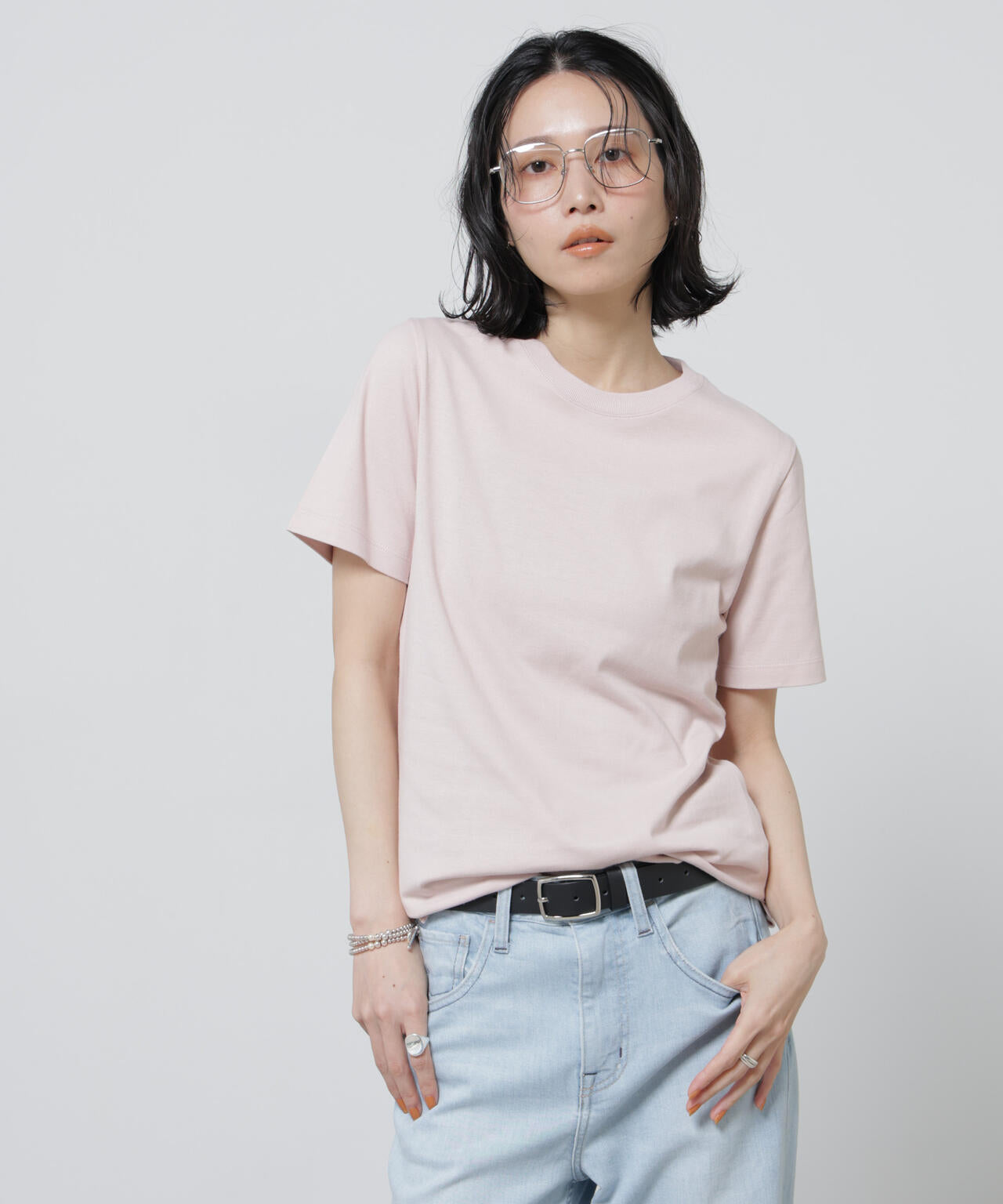 Anti Soaked(R) 汗染み防止カラフルクルーTシャツ 6696124306