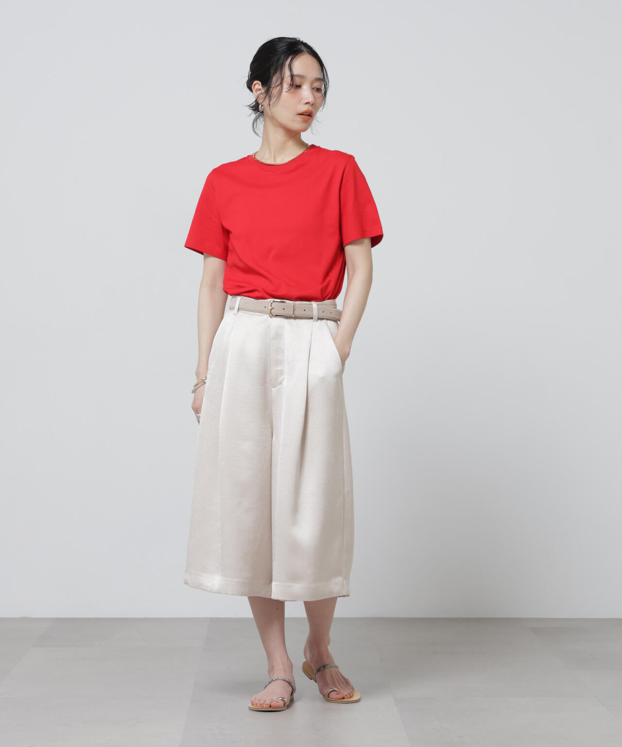 Anti Soaked(R) 汗染み防止カラフルクルーTシャツ 6696124306