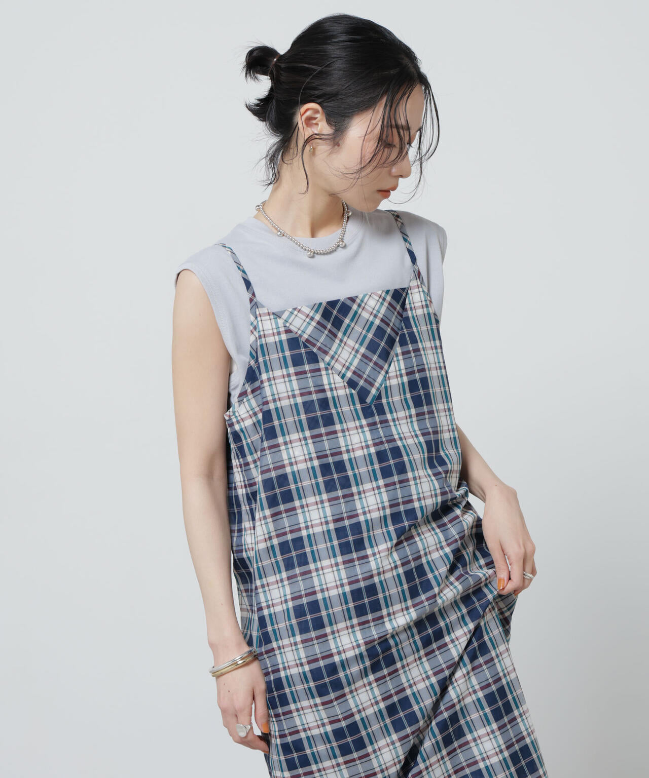 Anti Soaked(R) 汗染み防止カラフルノースリTシャツ 6696124307