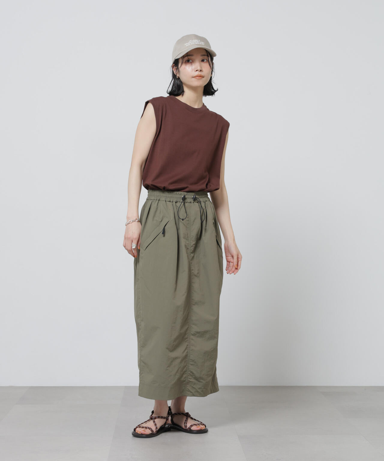 Anti Soaked(R) 汗染み防止カラフルノースリTシャツ 6696124307