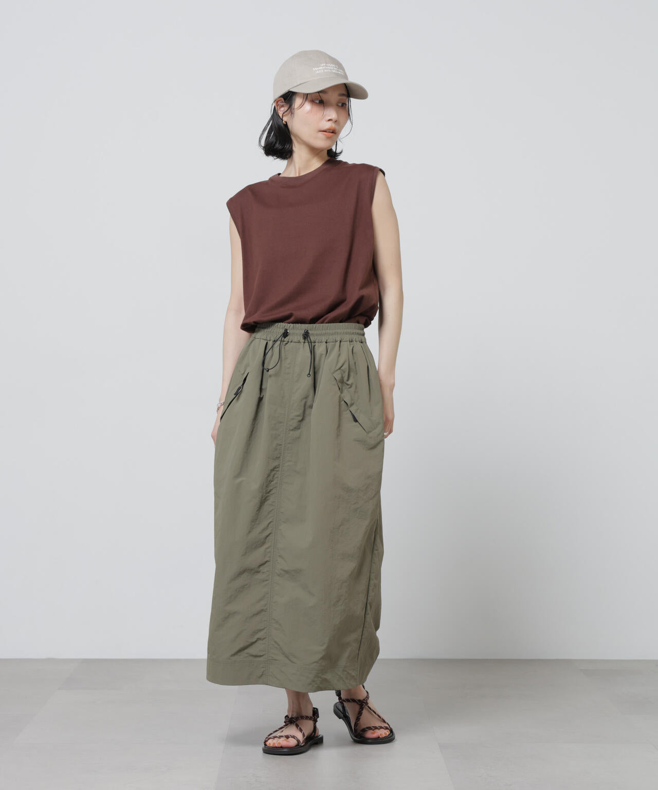 Anti Soaked(R) 汗染み防止カラフルノースリTシャツ 6696124307