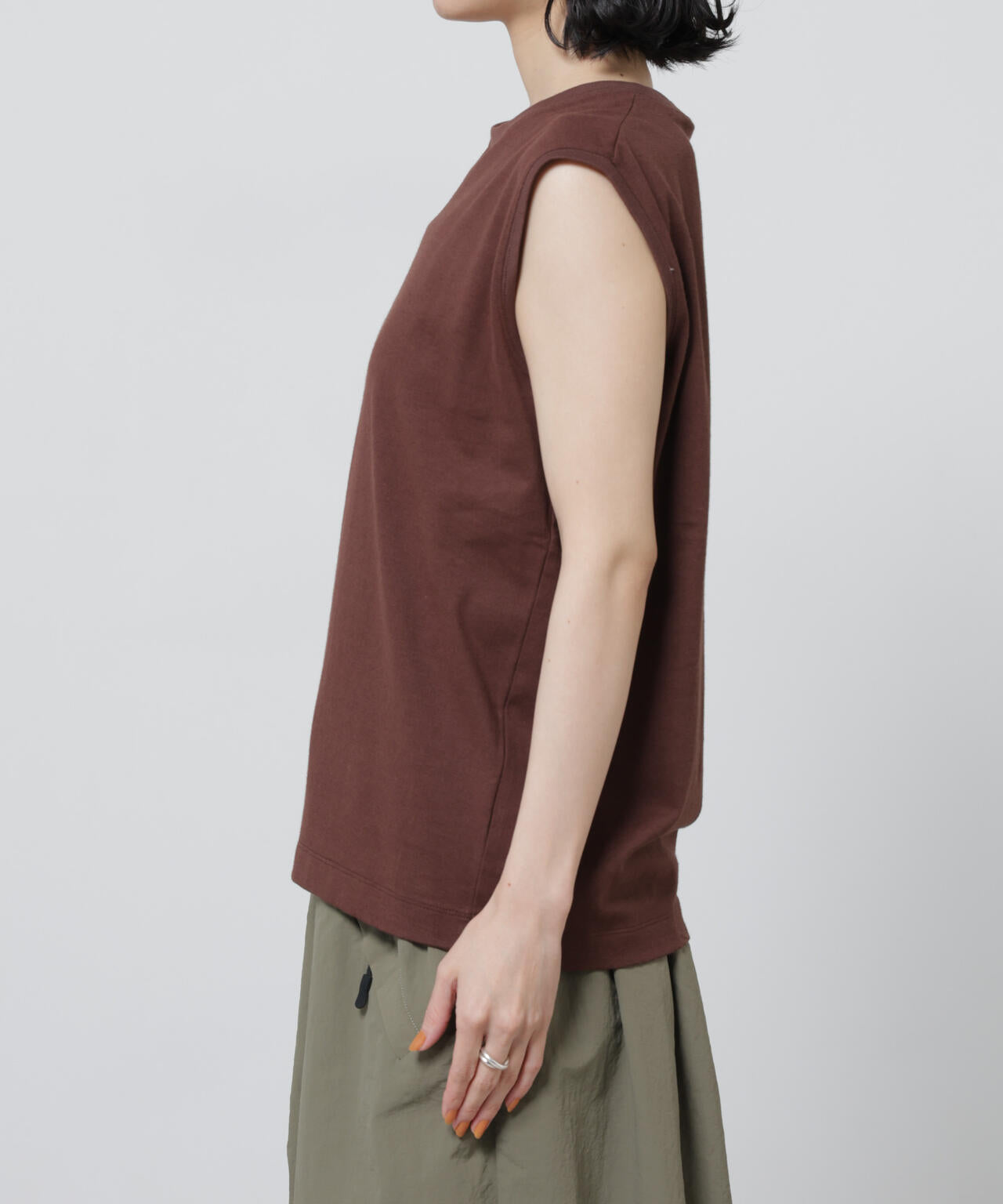 Anti Soaked(R) 汗染み防止カラフルノースリTシャツ 6696124307