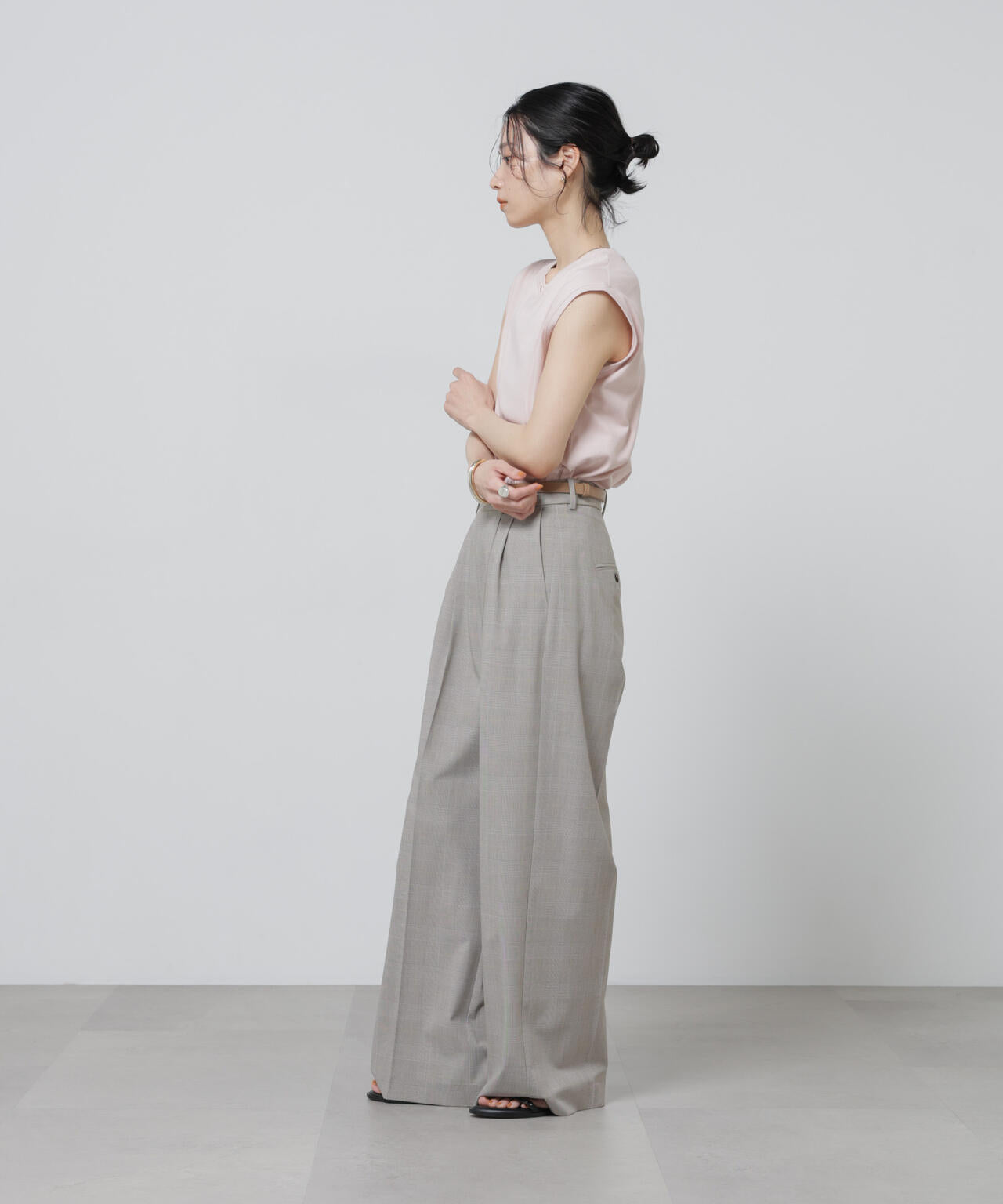 Anti Soaked(R) 汗染み防止カラフルノースリTシャツ 6696124307