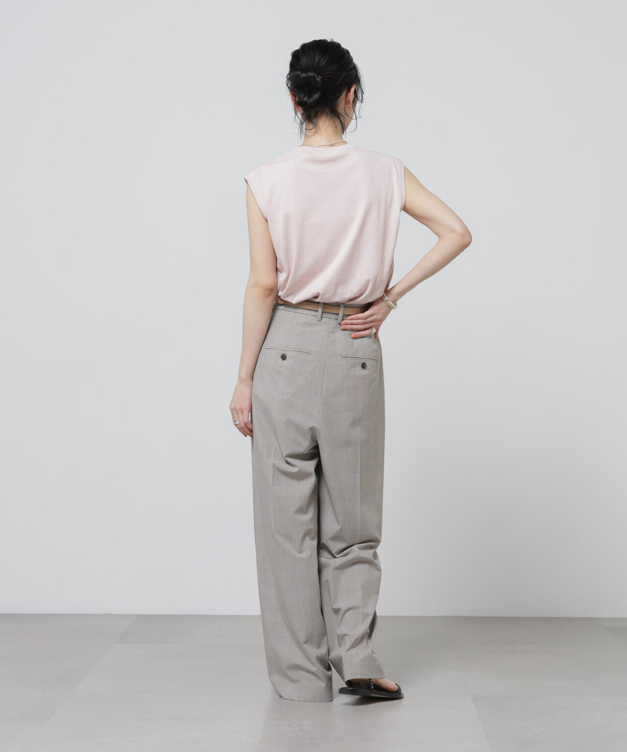 Anti Soaked(R) 汗染み防止カラフルノースリTシャツ 6696124307