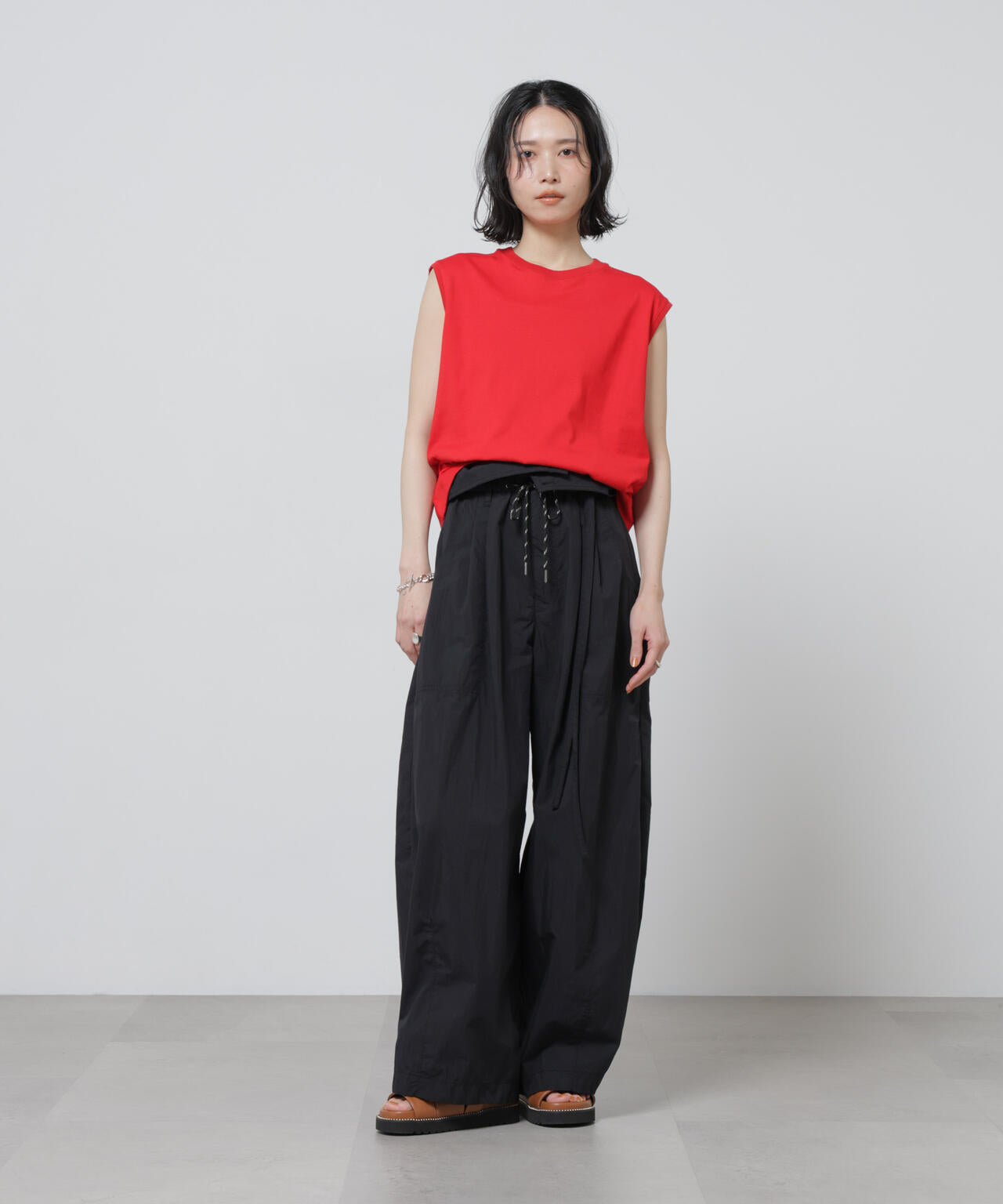 Anti Soaked(R) 汗染み防止カラフルノースリTシャツ 6696124307