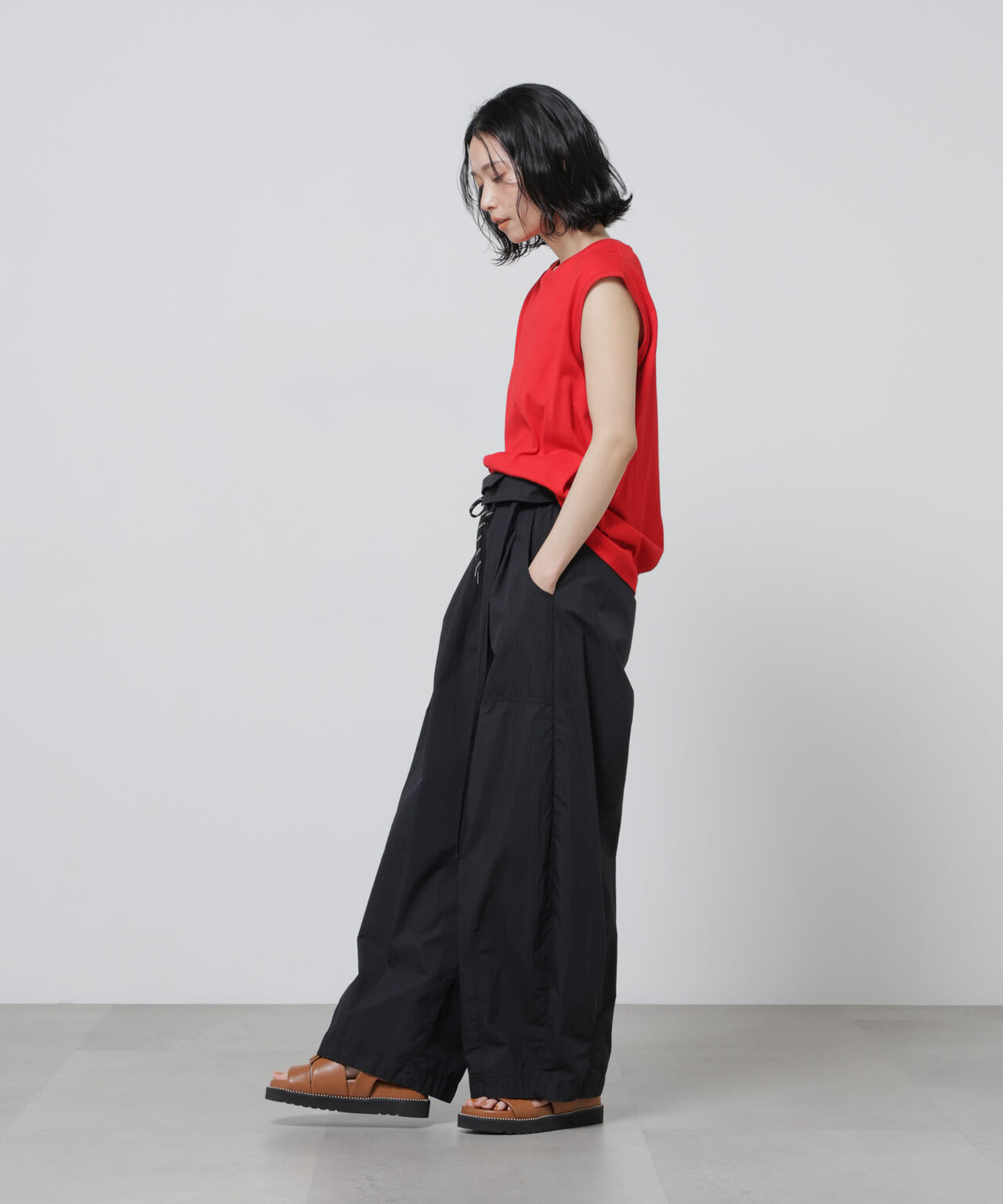 Anti Soaked(R) 汗染み防止カラフルノースリTシャツ 6696124307