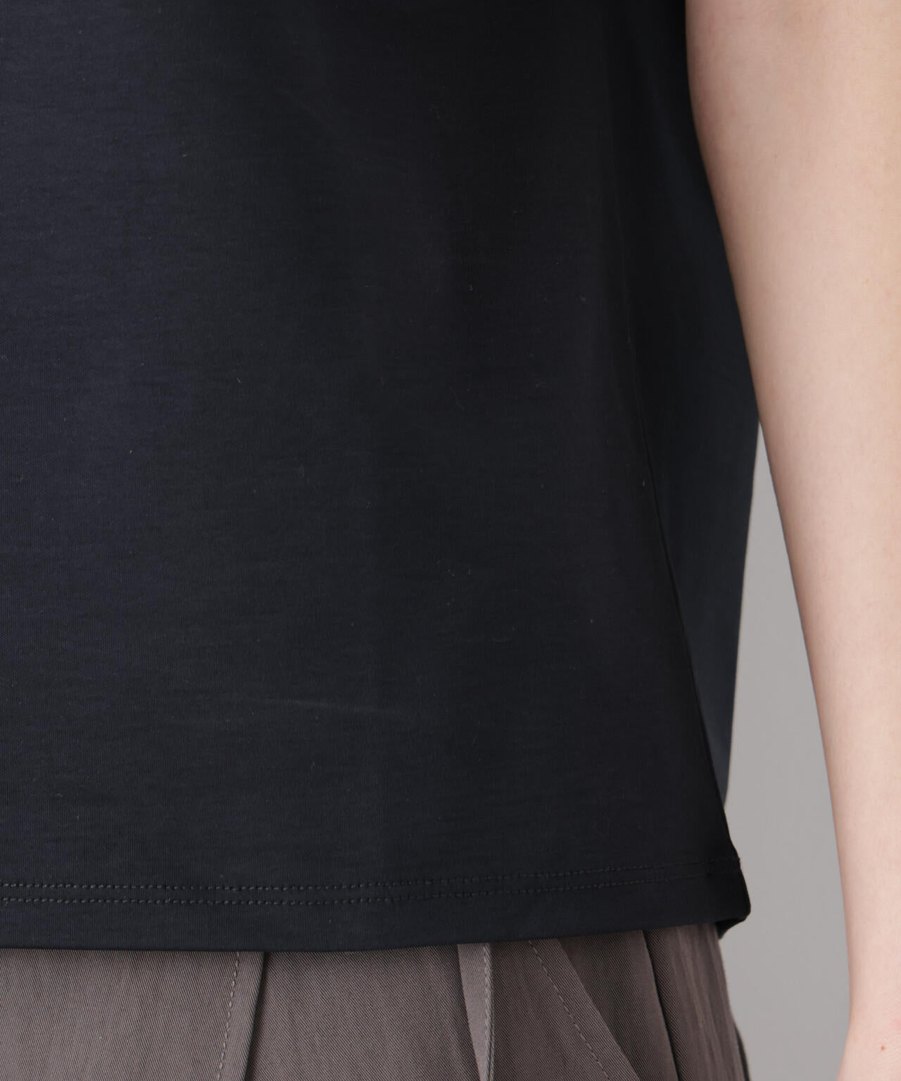 DressT/シルケットスムースVネックソフトドルマンTシャツ 6696124310