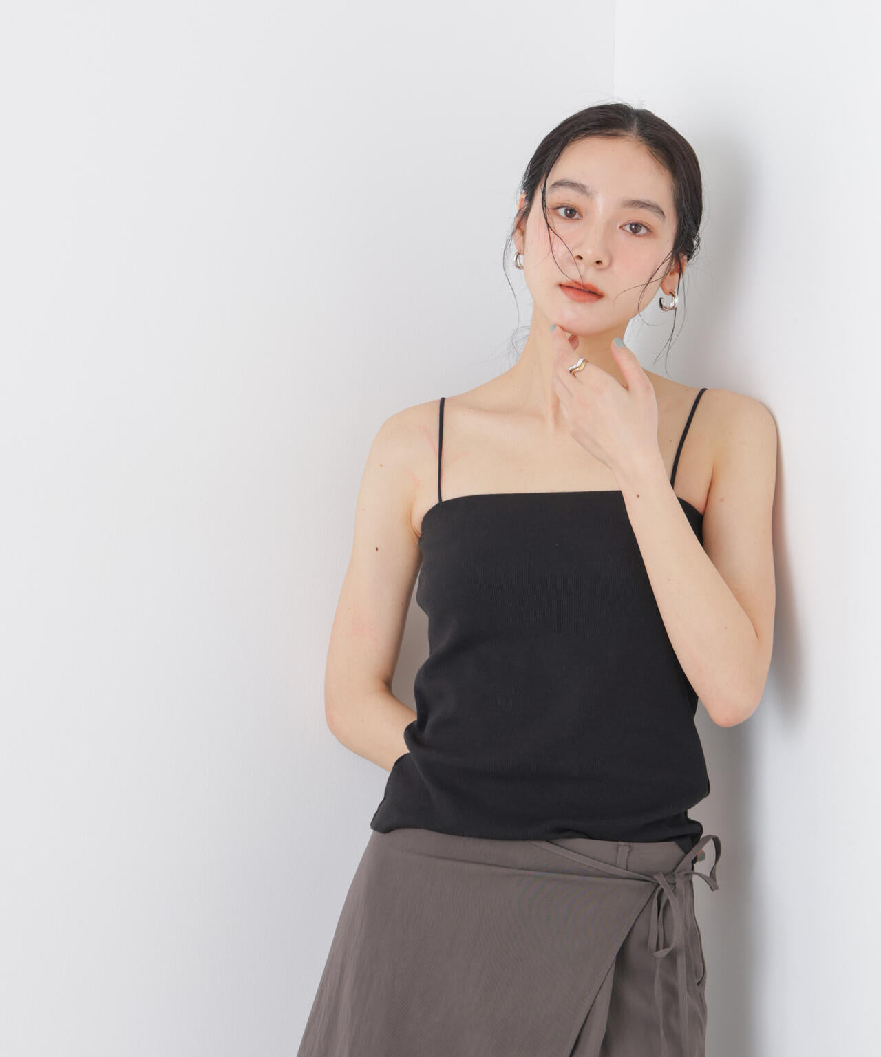 カップ付き2wayキャミベアトップ 6696124312