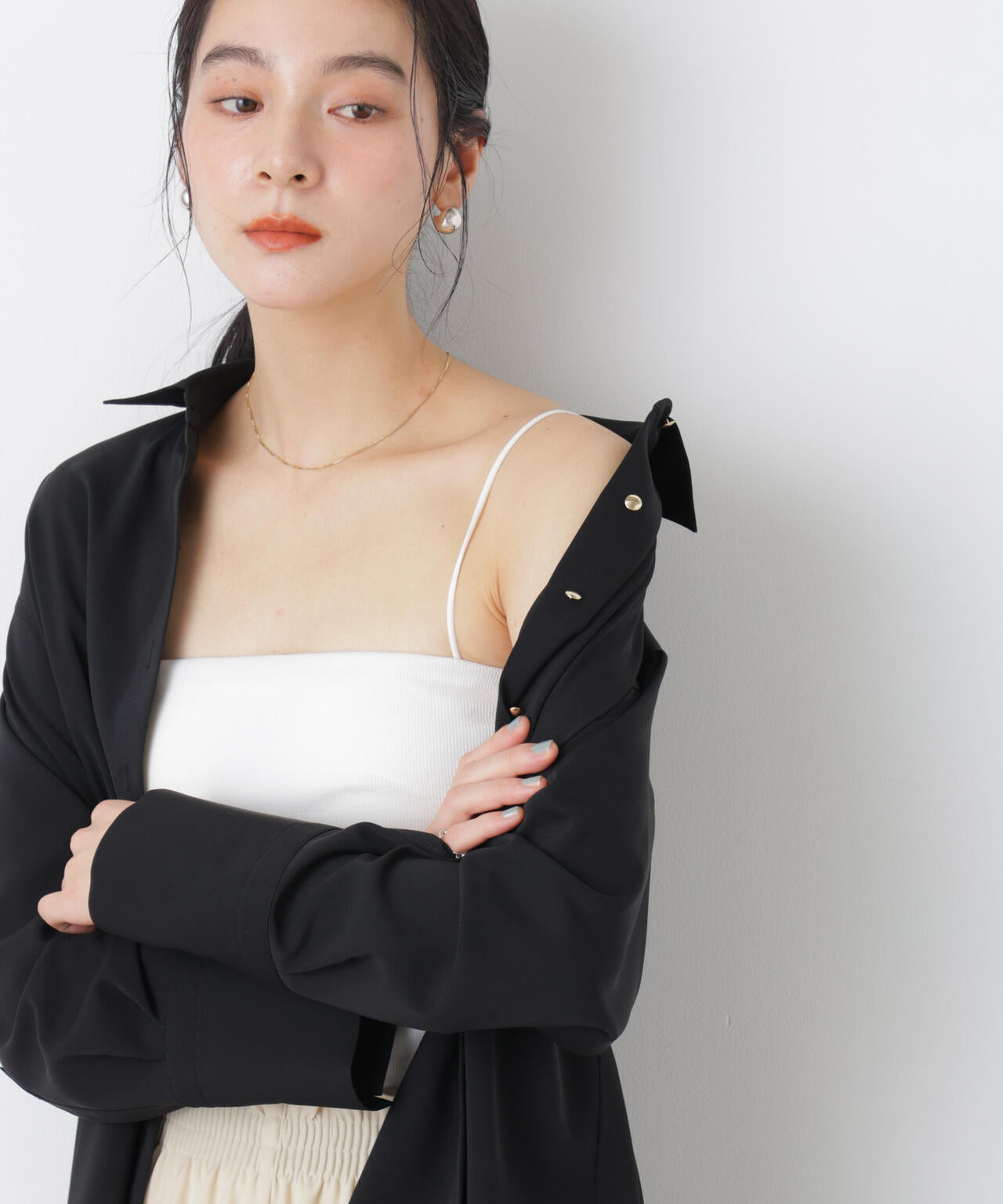 カップ付き2wayキャミベアトップ 6696124312