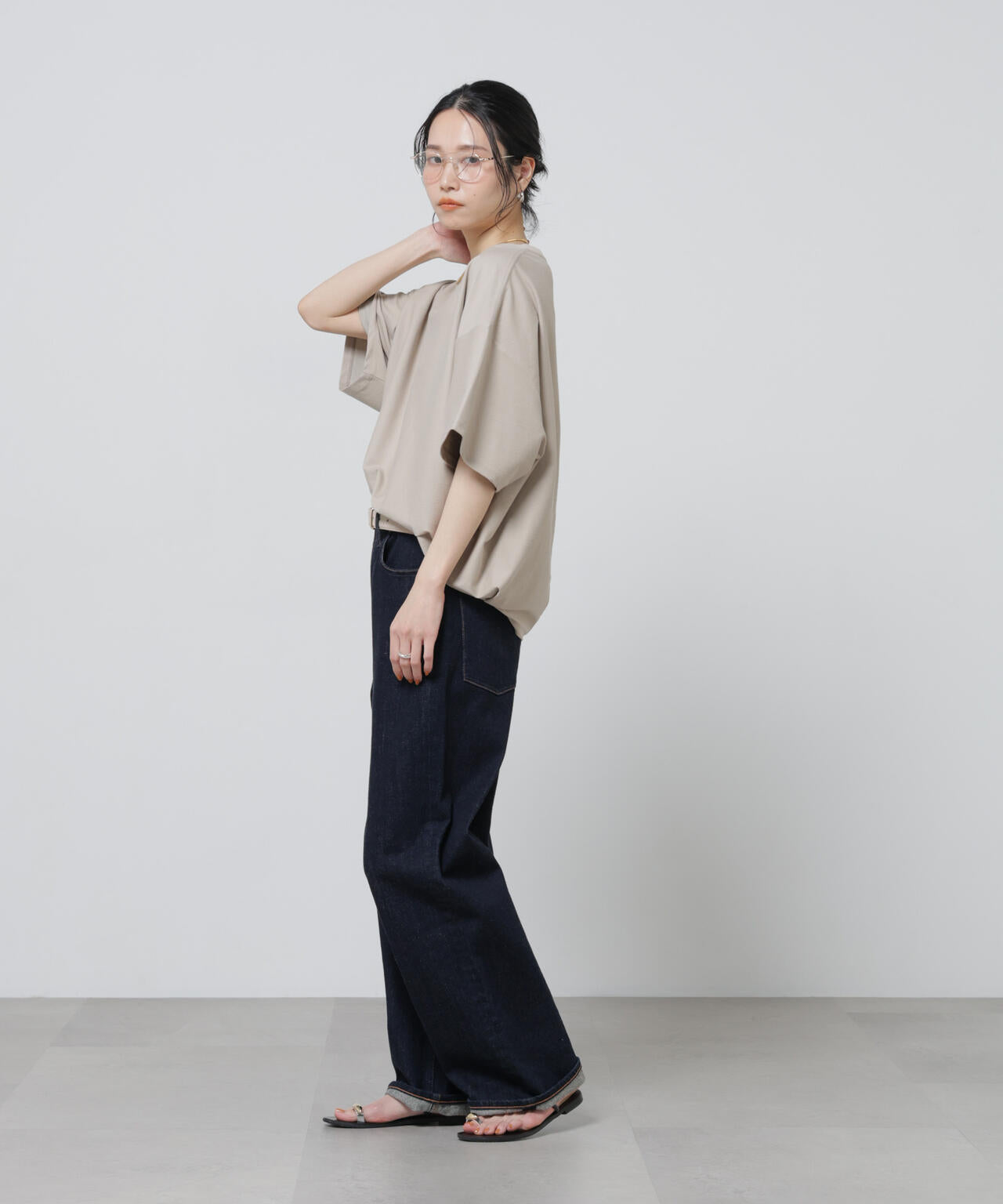 「Meaningful Continuity」coveross(R)ツイル調冷感プレーティング天竺Tシャツ 6696124314