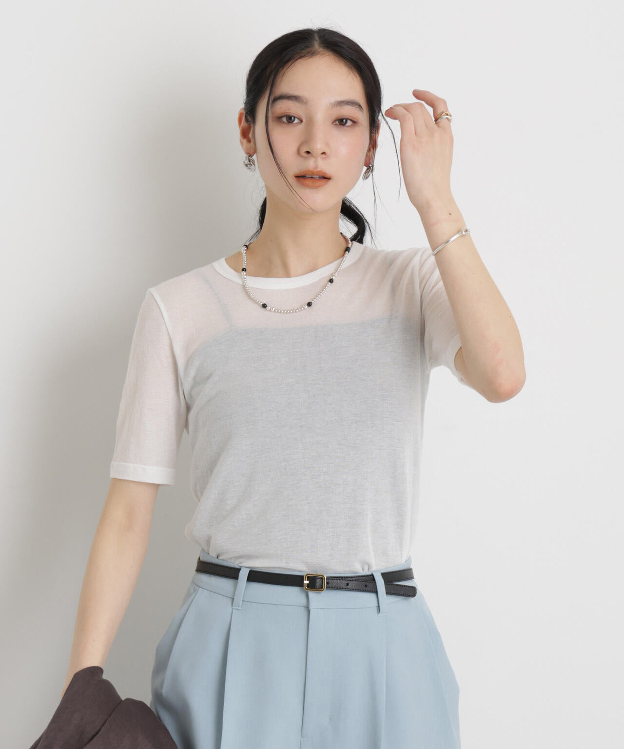 シアーツイストフライスTシャツ 6696124320