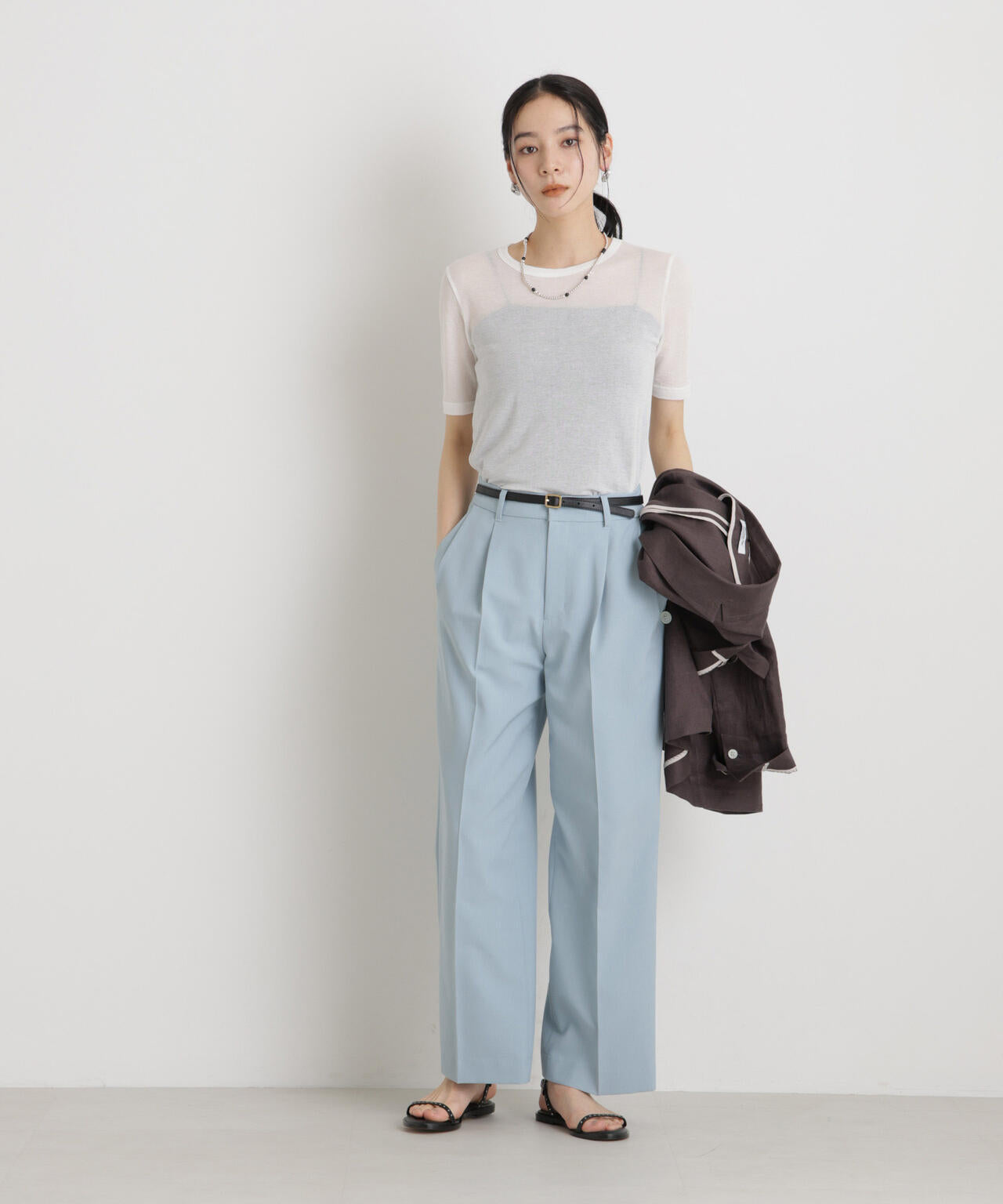 シアーツイストフライスTシャツ 6696124320