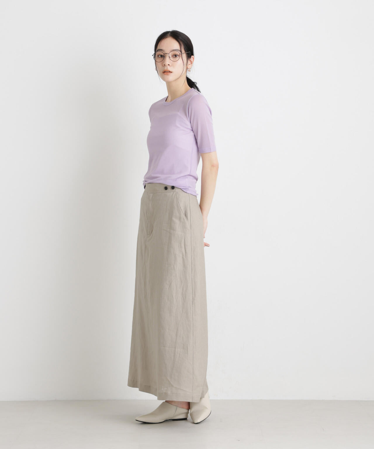 シアーツイストフライスTシャツ 6696124320