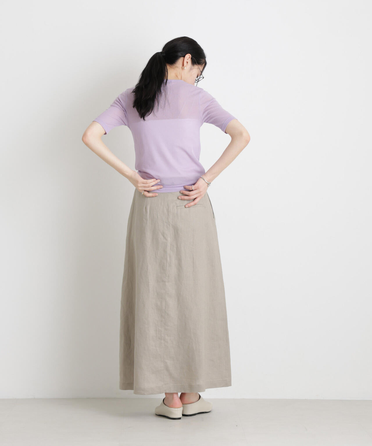シアーツイストフライスTシャツ 6696124320