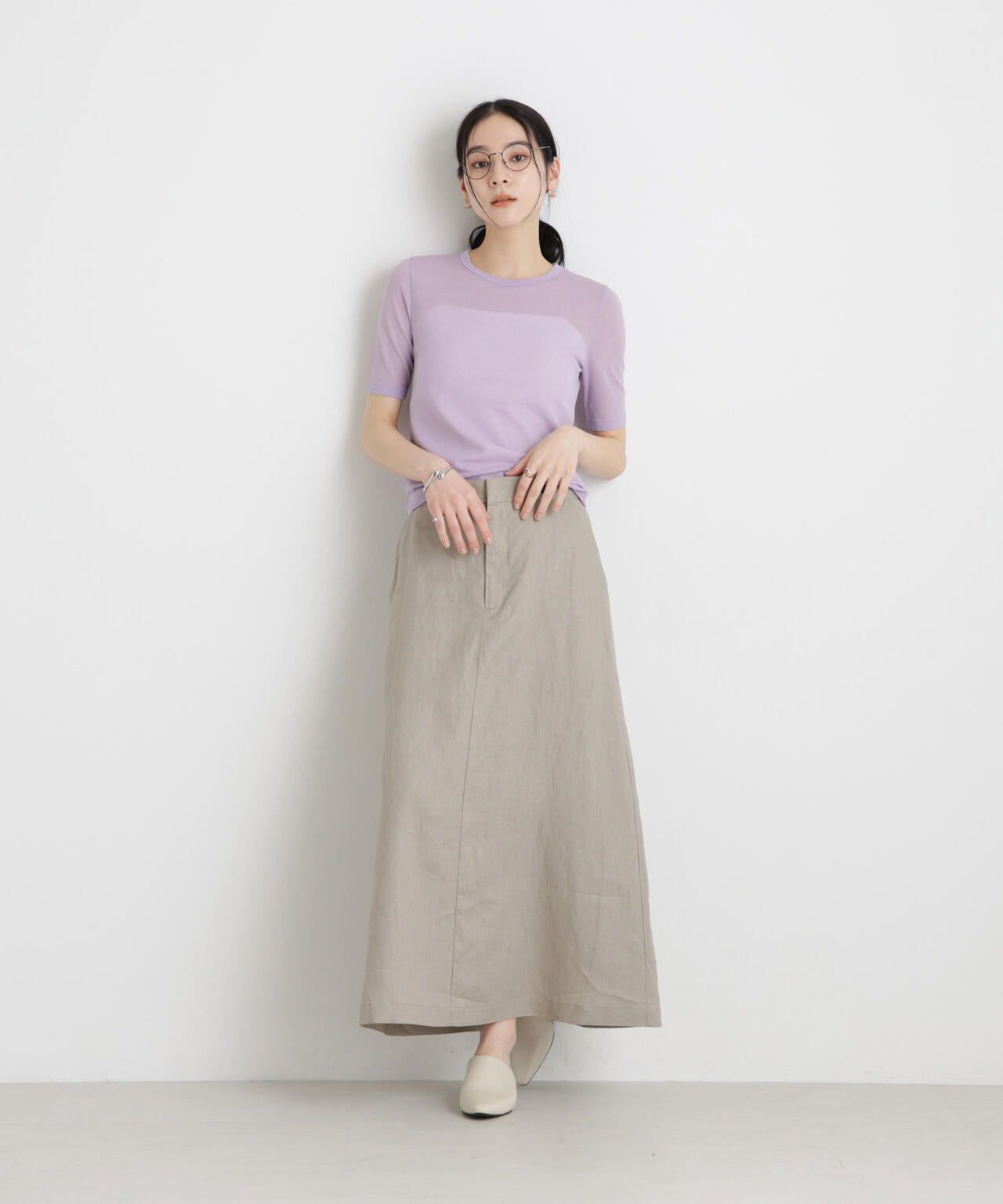 シアーツイストフライスTシャツ 6696124320