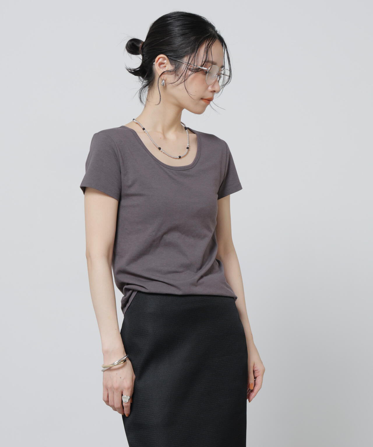 Anti Soaked(R) 汗染み防止カップ付きTシャツ 6696124324