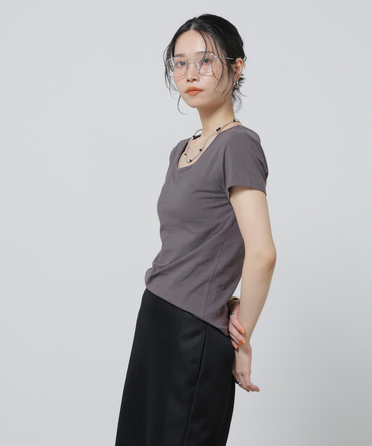 Anti Soaked(R) 汗染み防止カップ付きTシャツ 6696124324