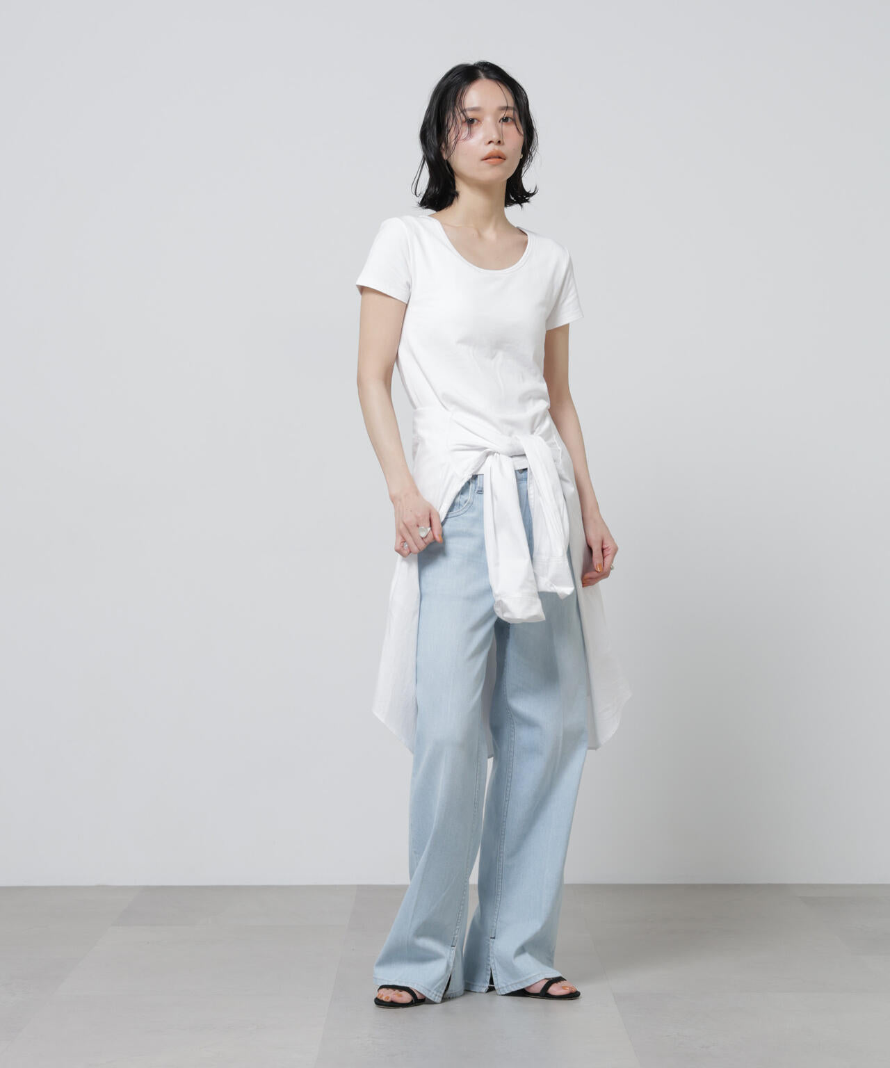 Anti Soaked(R) 汗染み防止カップ付きTシャツ 6696124324