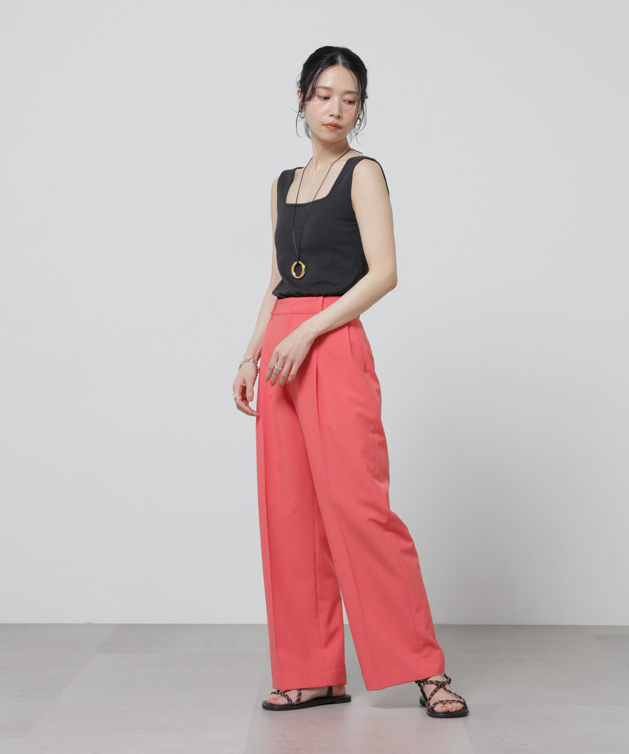 Anti Soaked(R) 汗染み防止カップ付きタンクトップ 6696124325