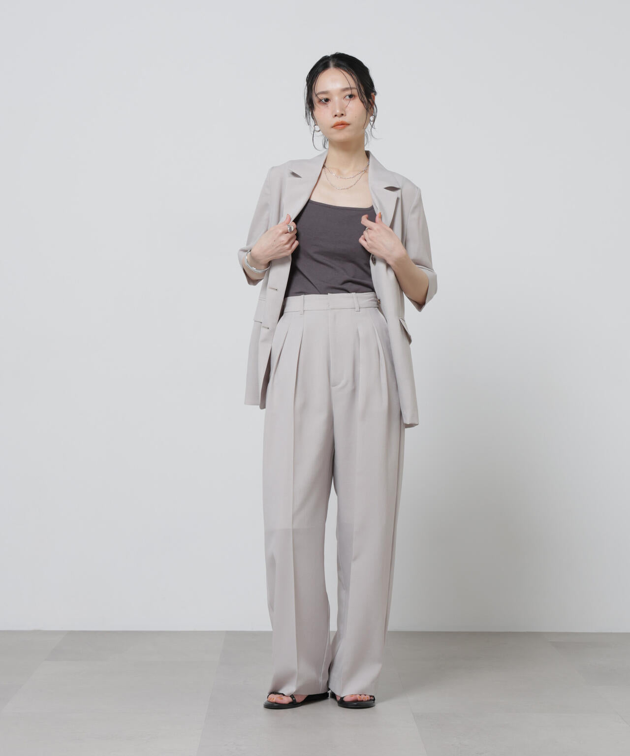 Anti Soaked(R) 汗染み防止カップ付きタンクトップ 6696124325