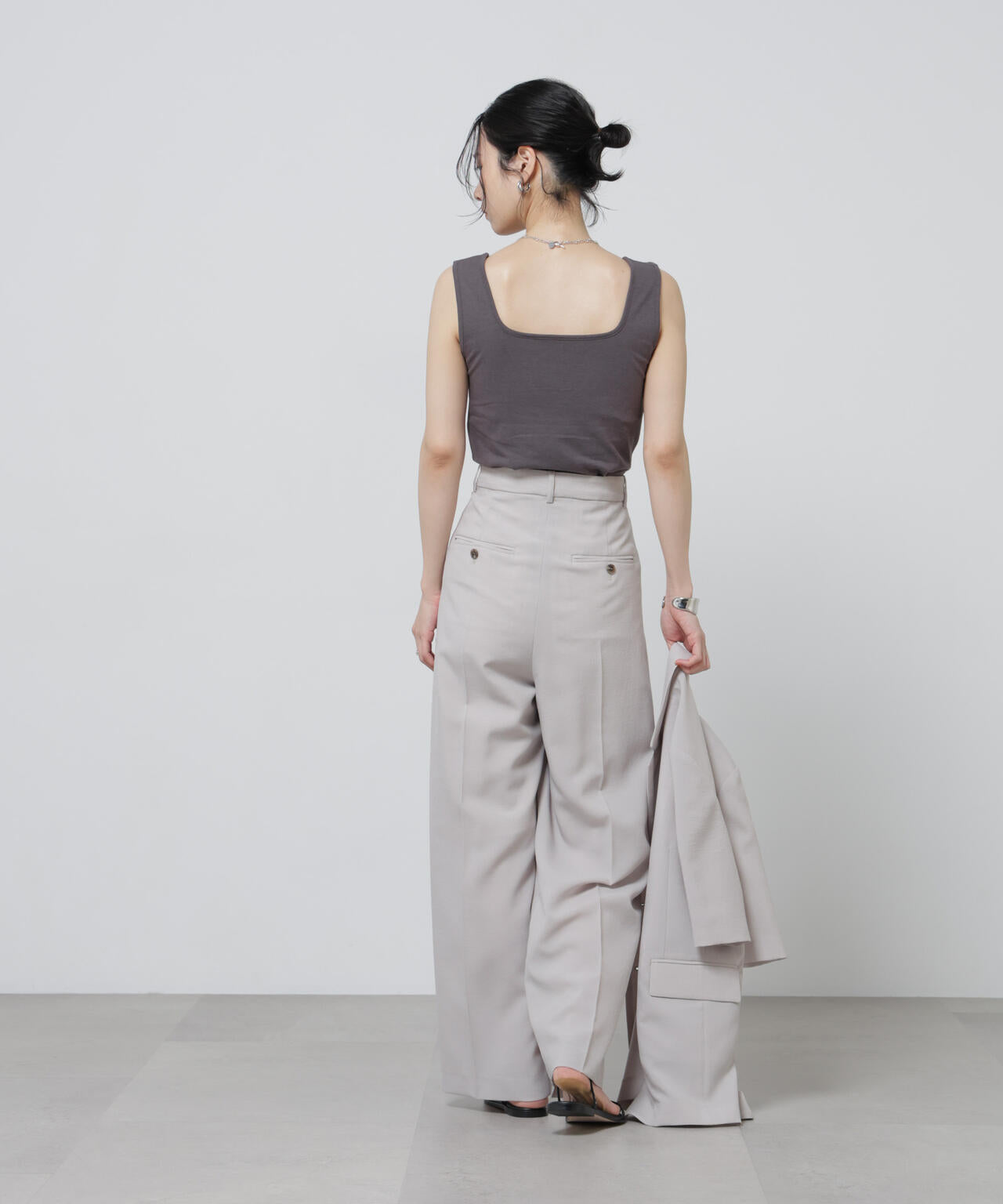 Anti Soaked(R) 汗染み防止カップ付きタンクトップ 6696124325