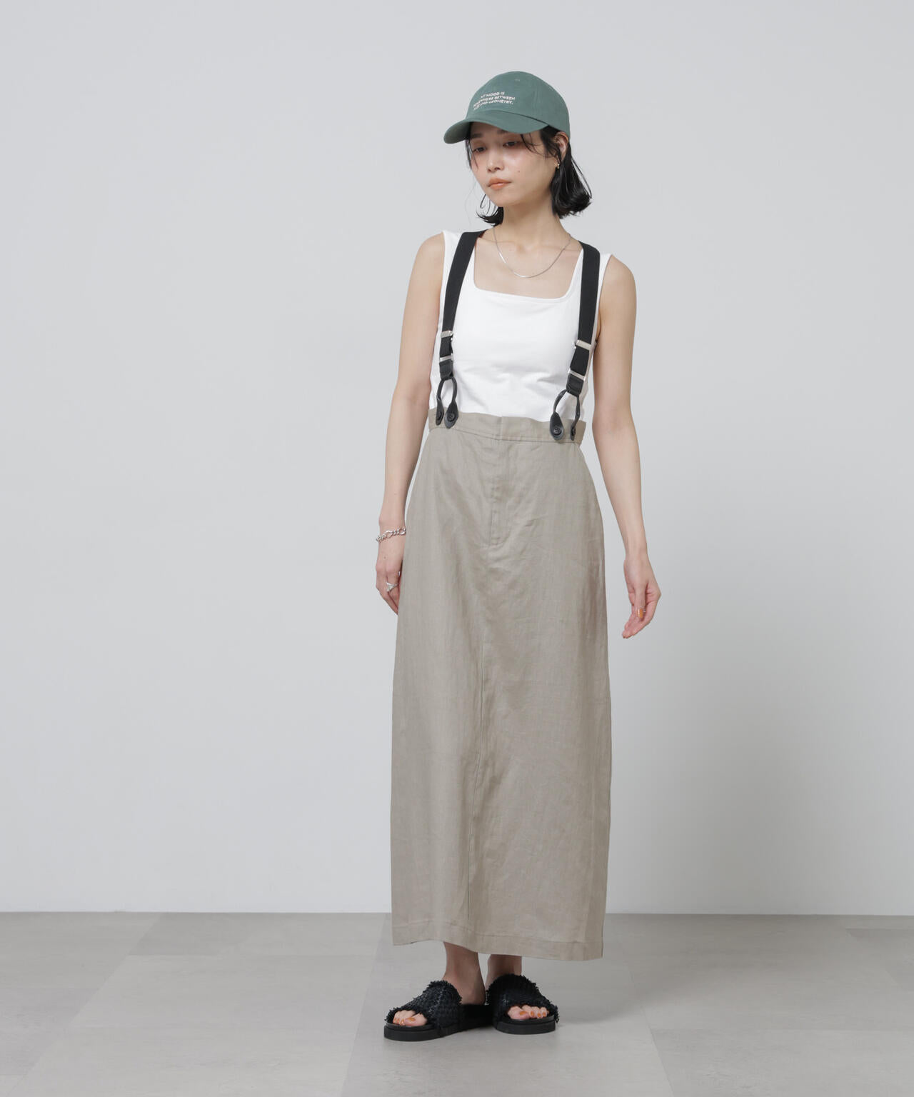 Anti Soaked(R) 汗染み防止カップ付きタンクトップ 6696124325