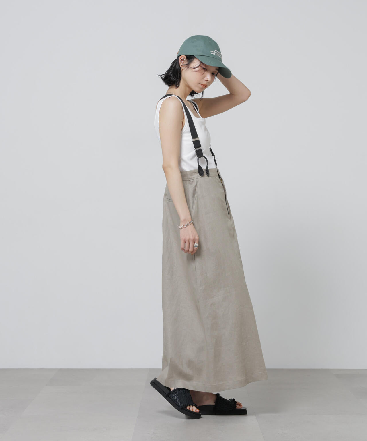 Anti Soaked(R) 汗染み防止カップ付きタンクトップ 6696124325