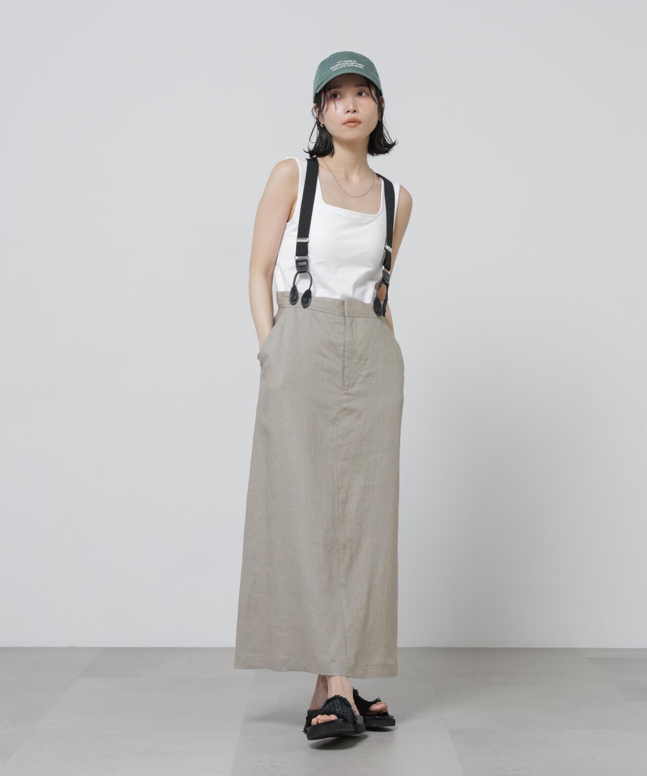 Anti Soaked(R) 汗染み防止カップ付きタンクトップ 6696124325