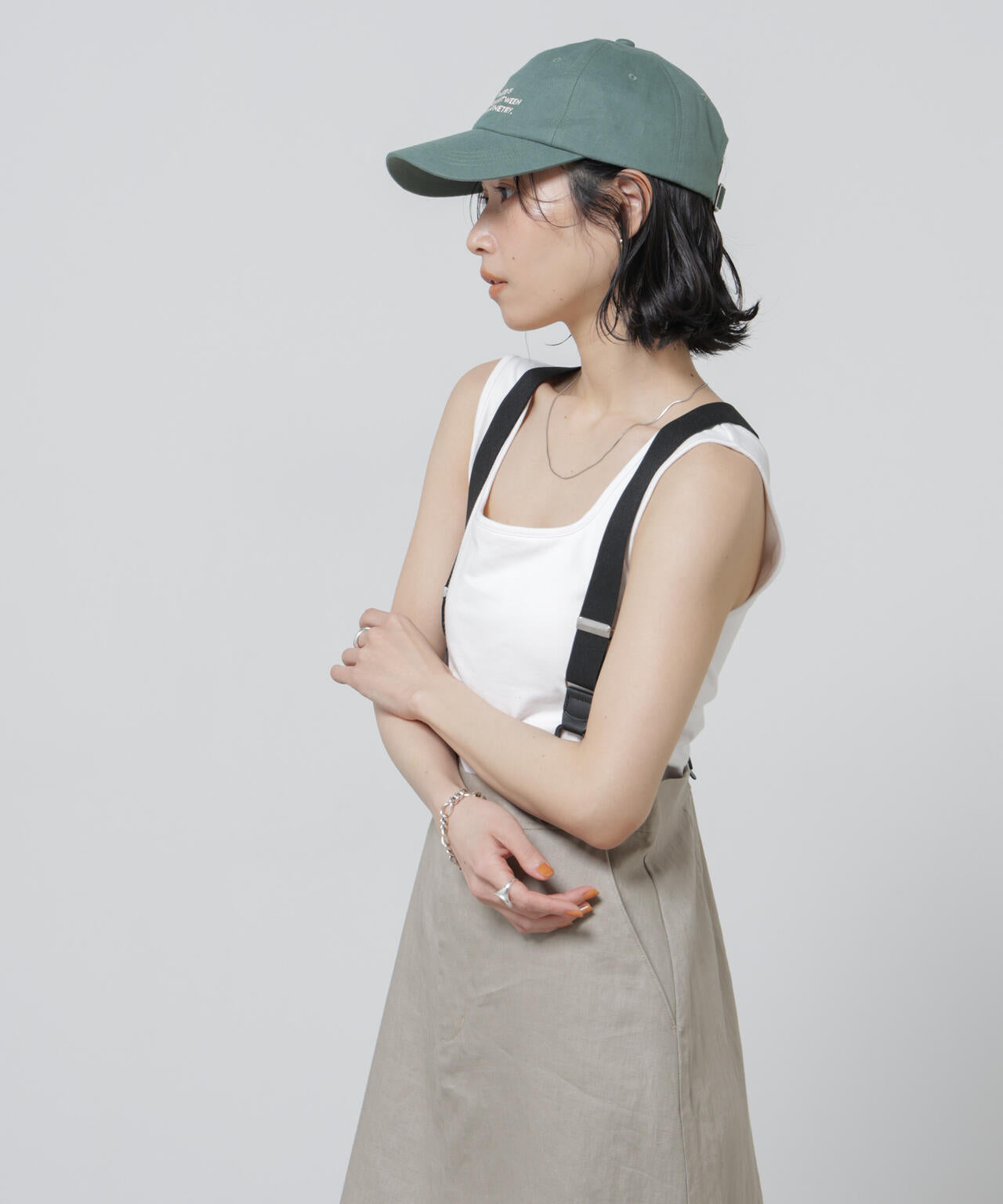 Anti Soaked(R) 汗染み防止カップ付きタンクトップ 6696124325