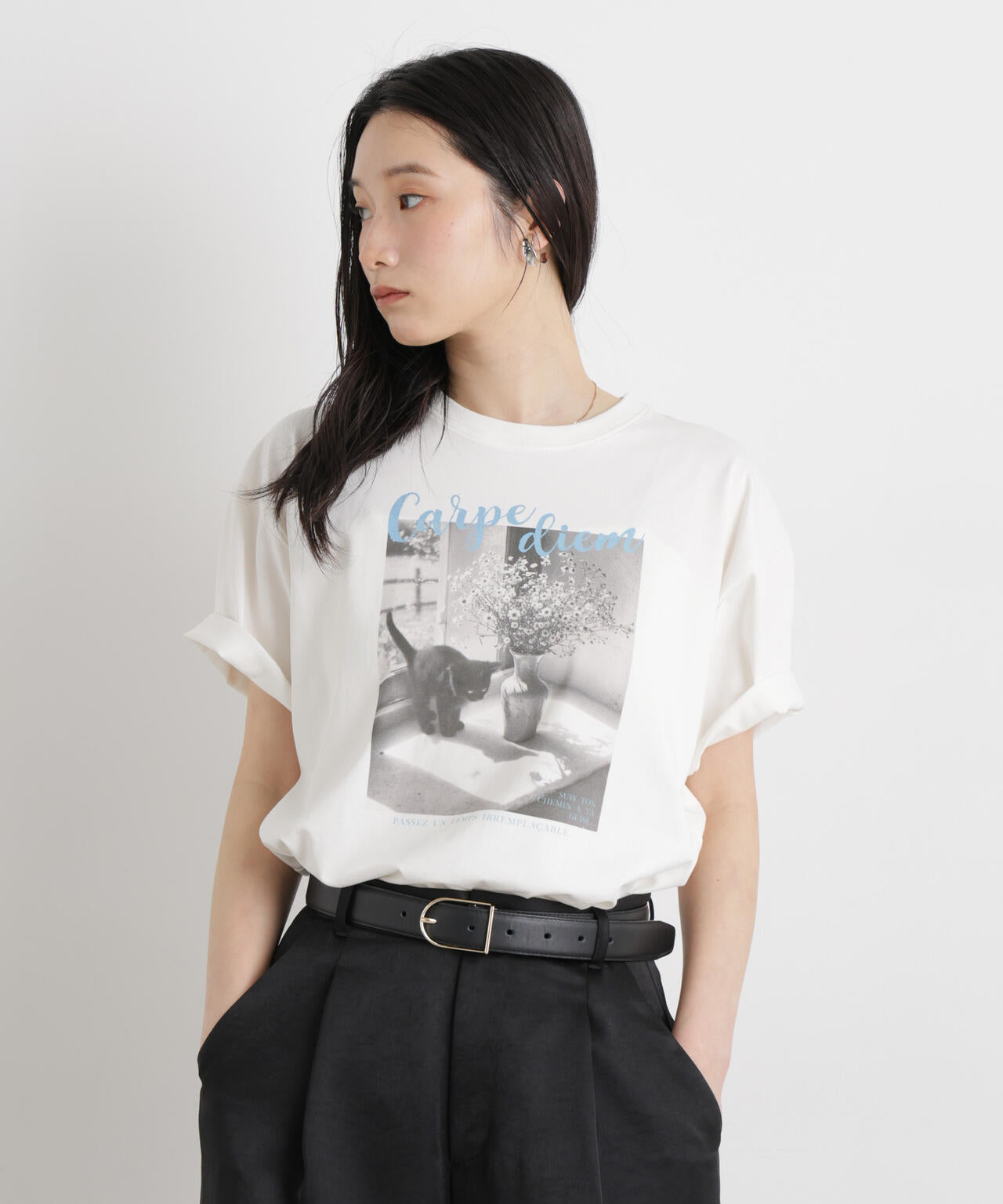 MINERALTEX(TM) フォトプリント Tシャツ