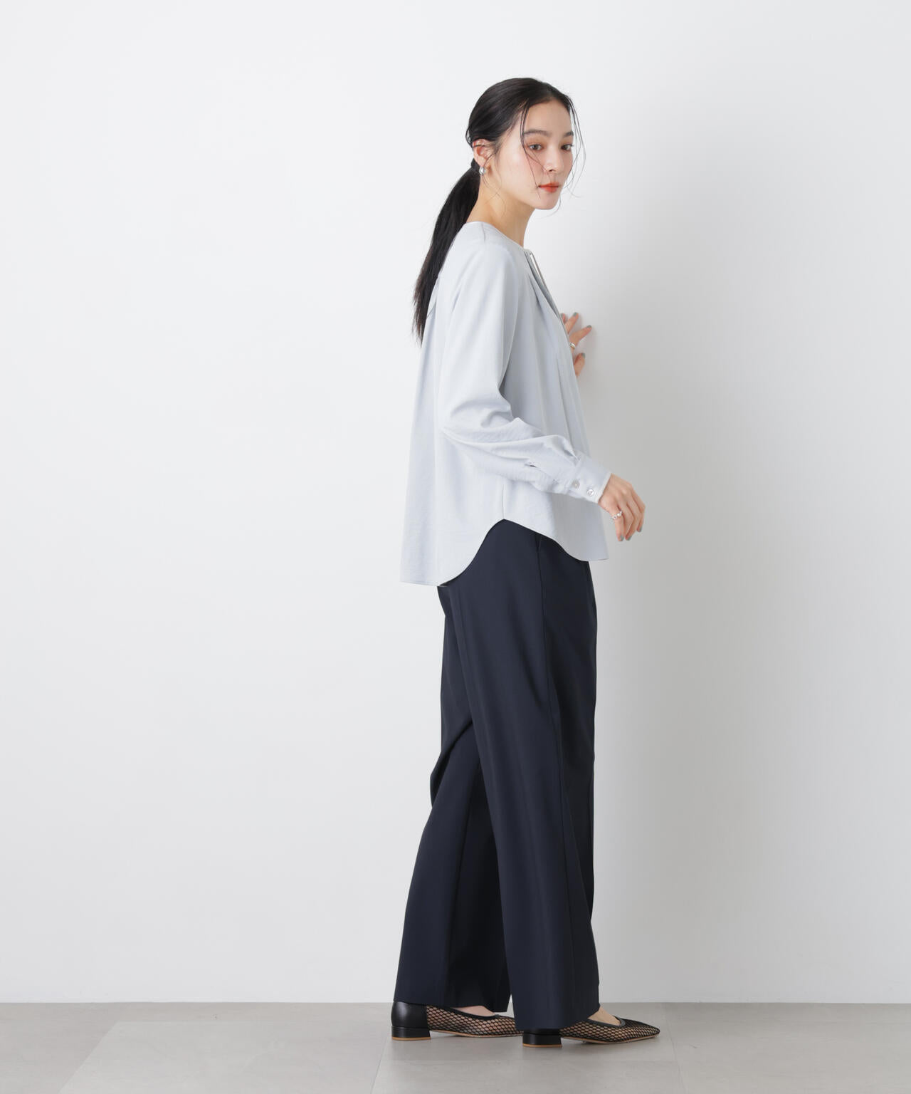 トロストレッチ2タックワイドパンツ(セットアップ可) 6696127301