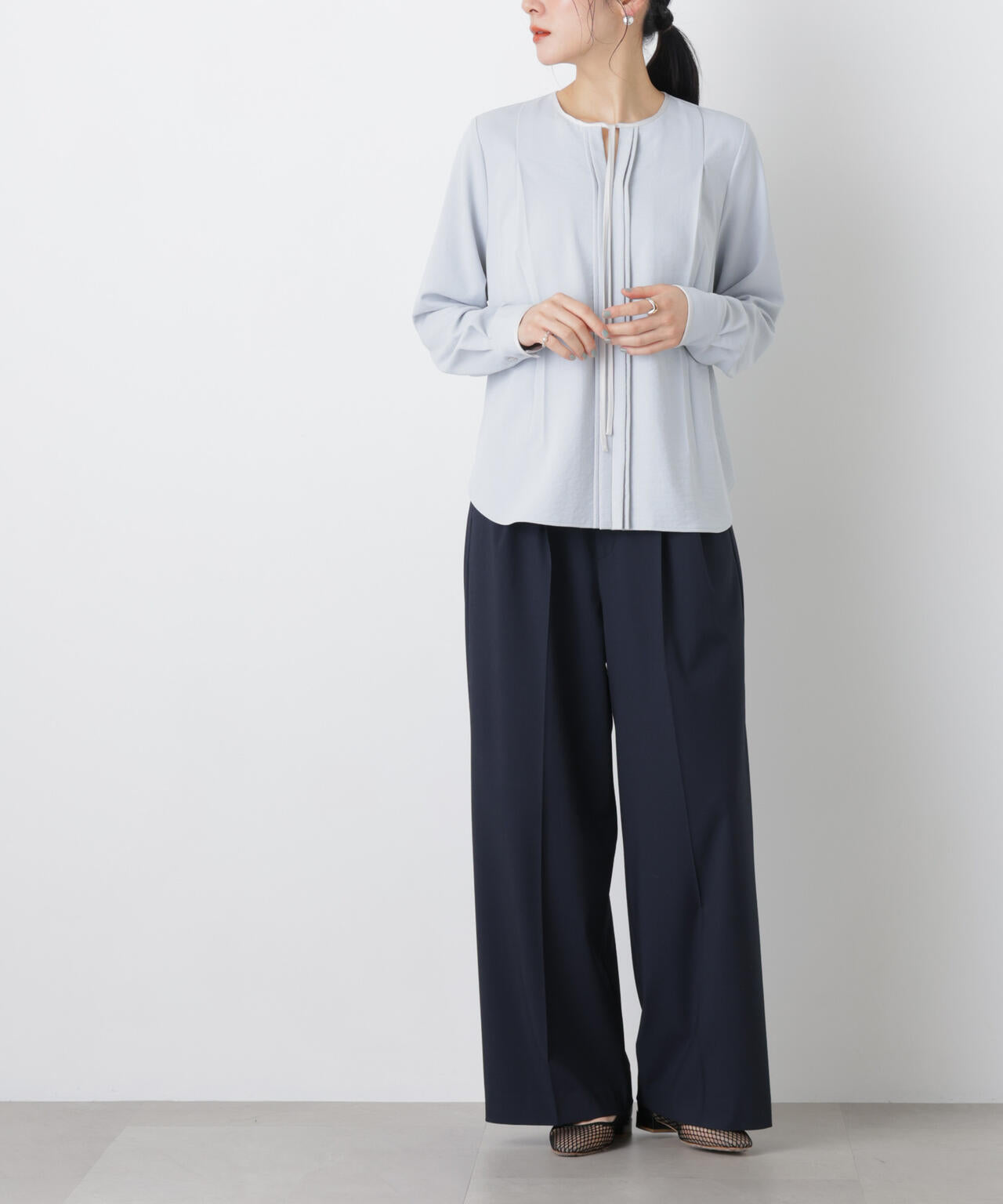 トロストレッチ2タックワイドパンツ(セットアップ可) 6696127301