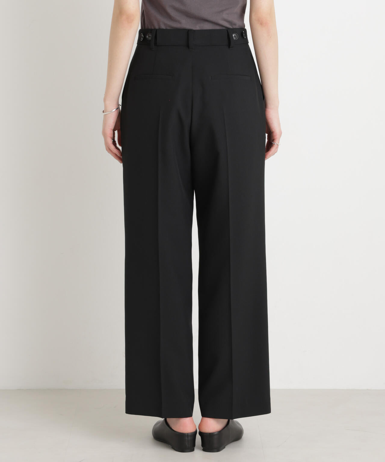 【GRACETEC】ライトファンクションタックセミワイドパンツ 6696127308