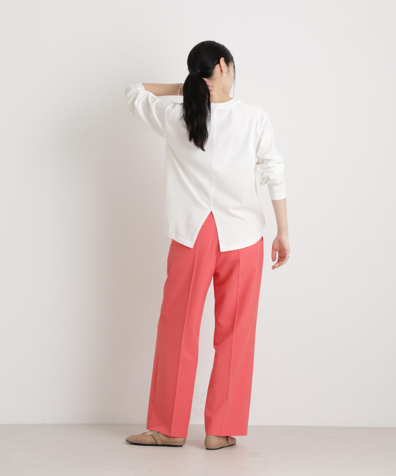 【GRACETEC】ライトファンクションタックセミワイドパンツ 6696127308