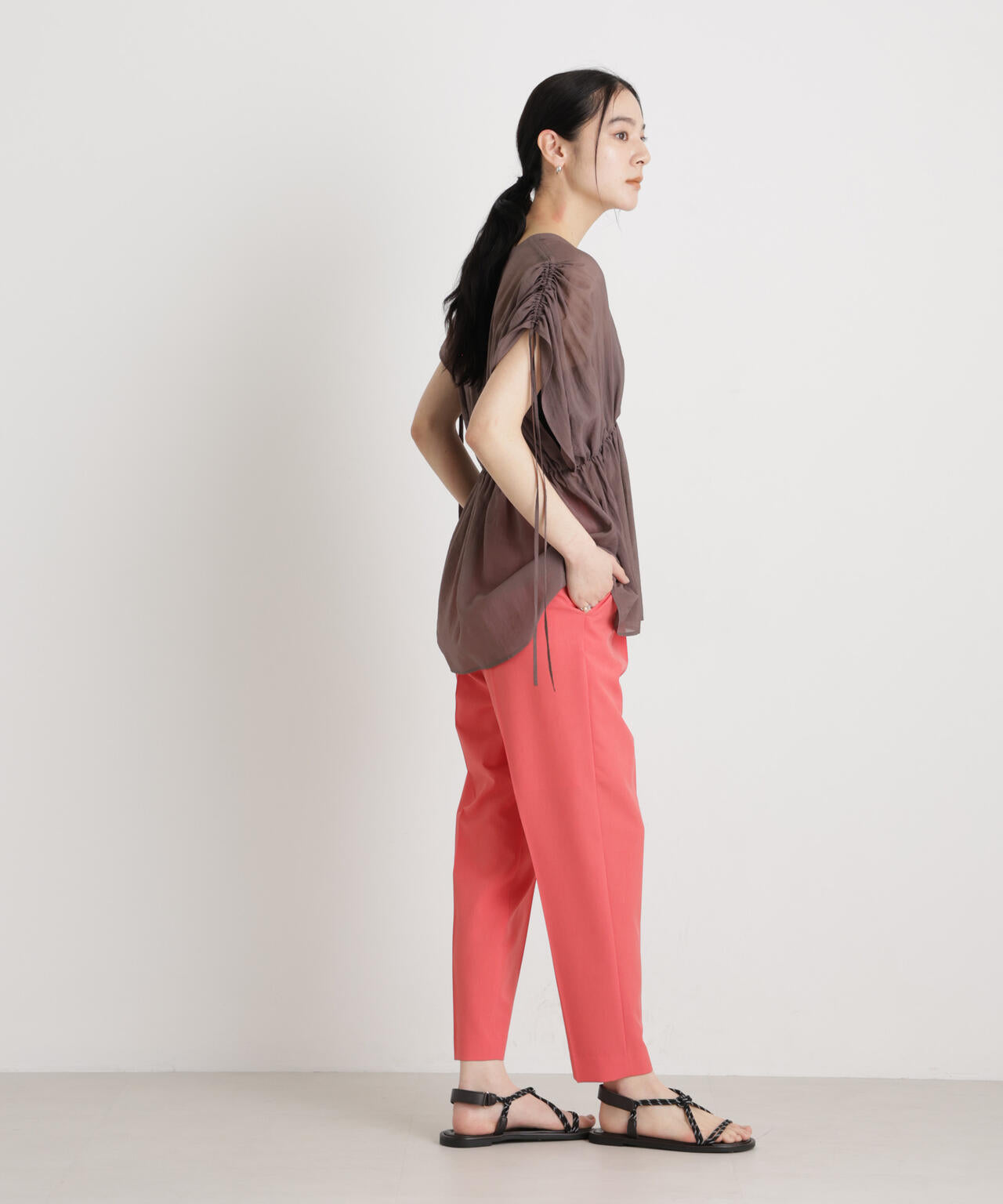 【GRACETEC】ライトファンクションイージーテーパードパンツ 6696127309