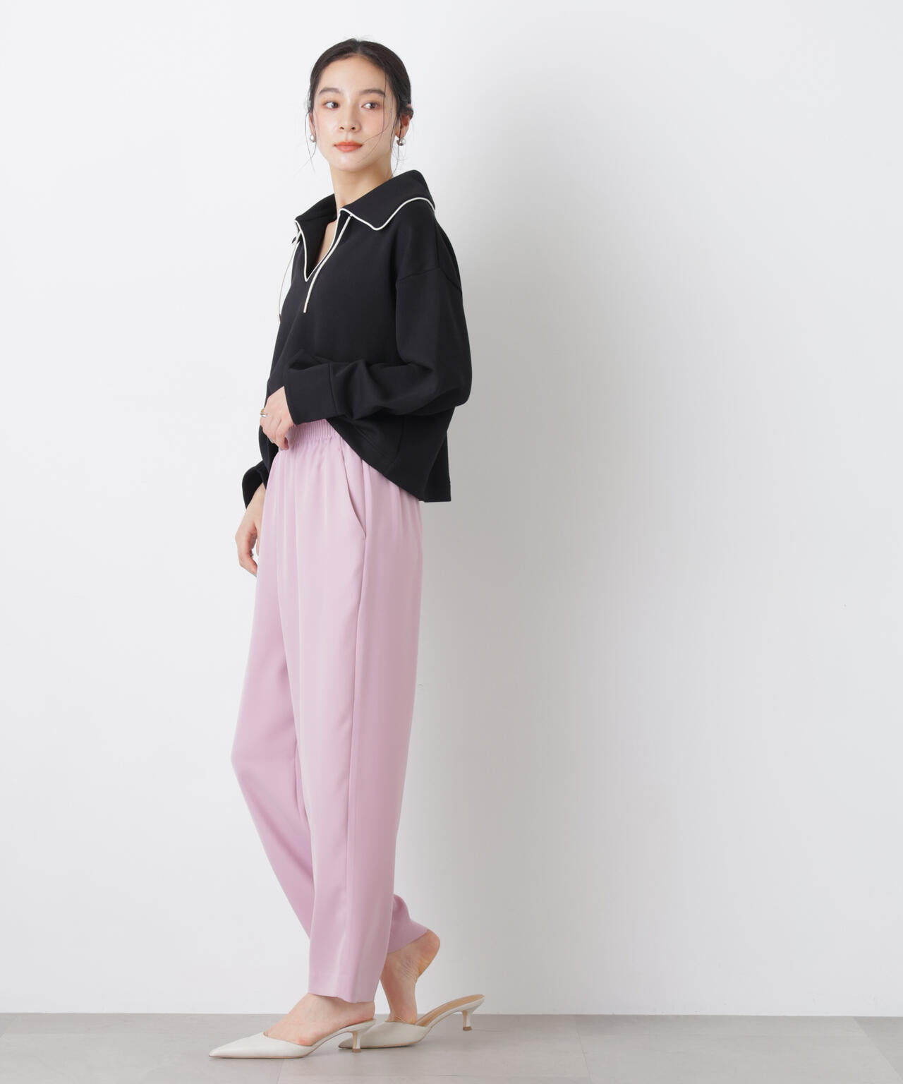 ダブルクロスイージーコクーンパンツ 6696127310