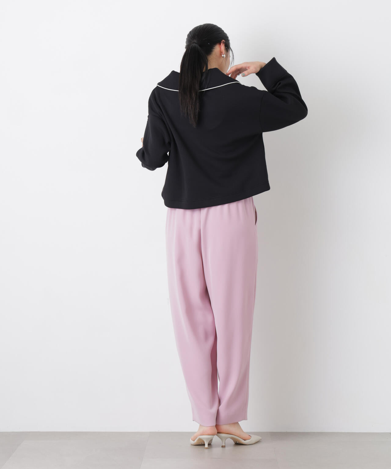 ダブルクロスイージーコクーンパンツ 6696127310