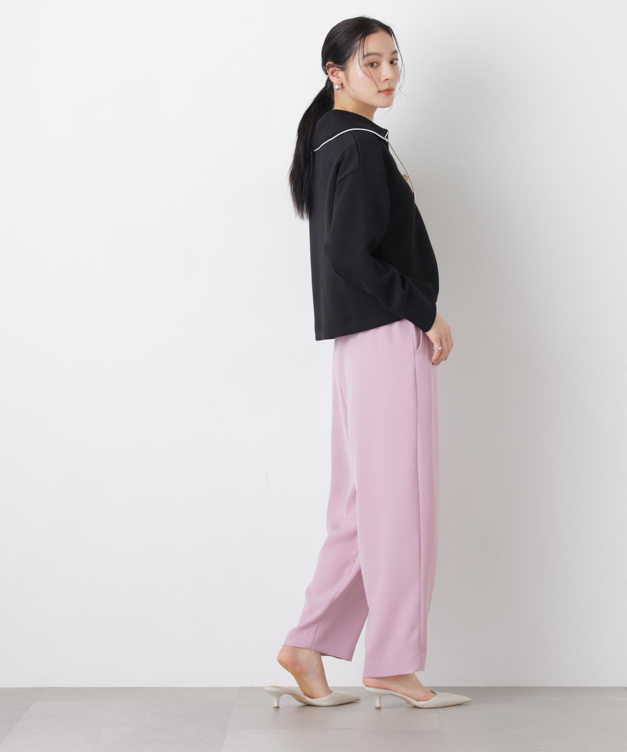 ダブルクロスイージーコクーンパンツ 6696127310