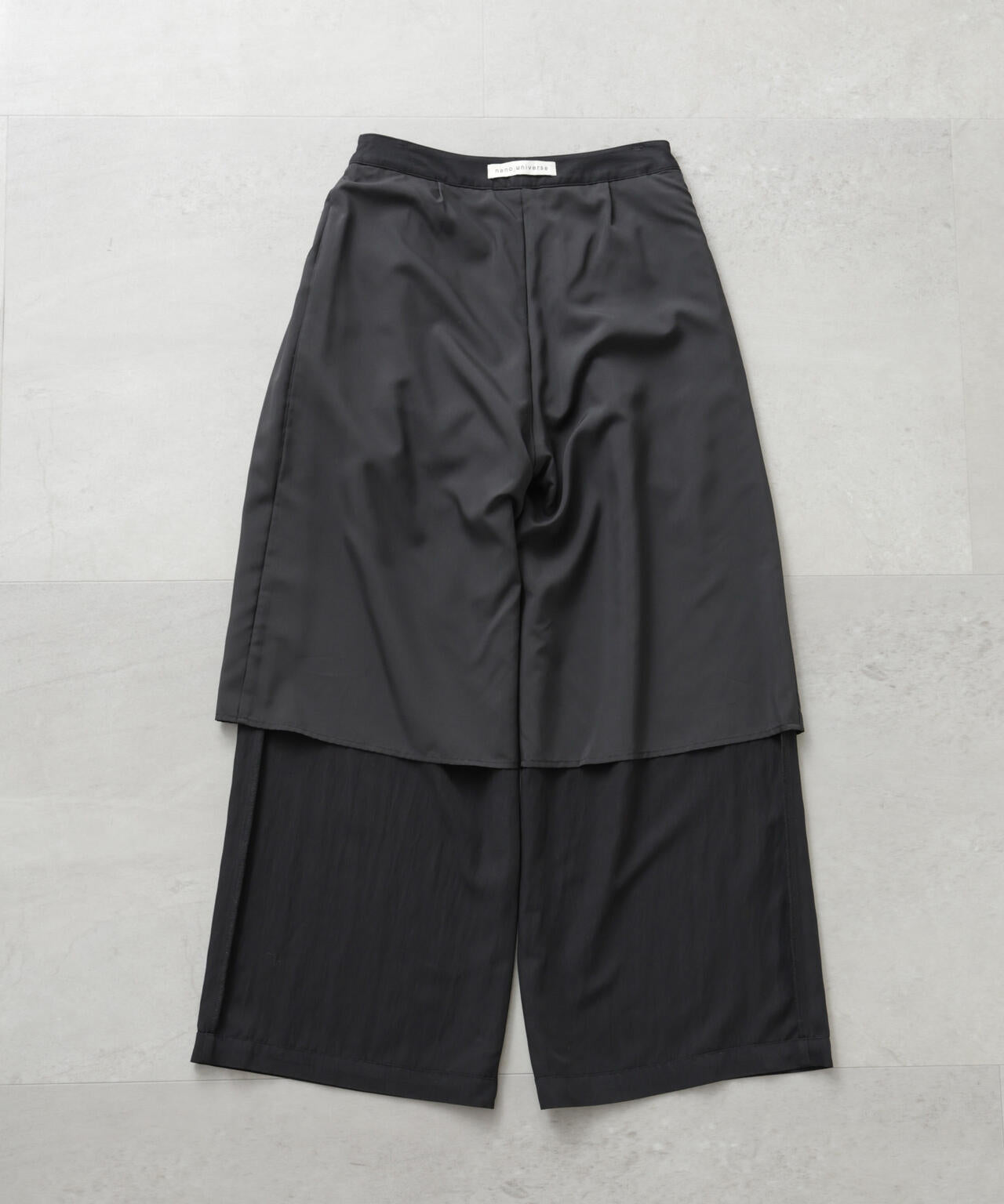 スカーフセットタックワイドパンツ 6696127311