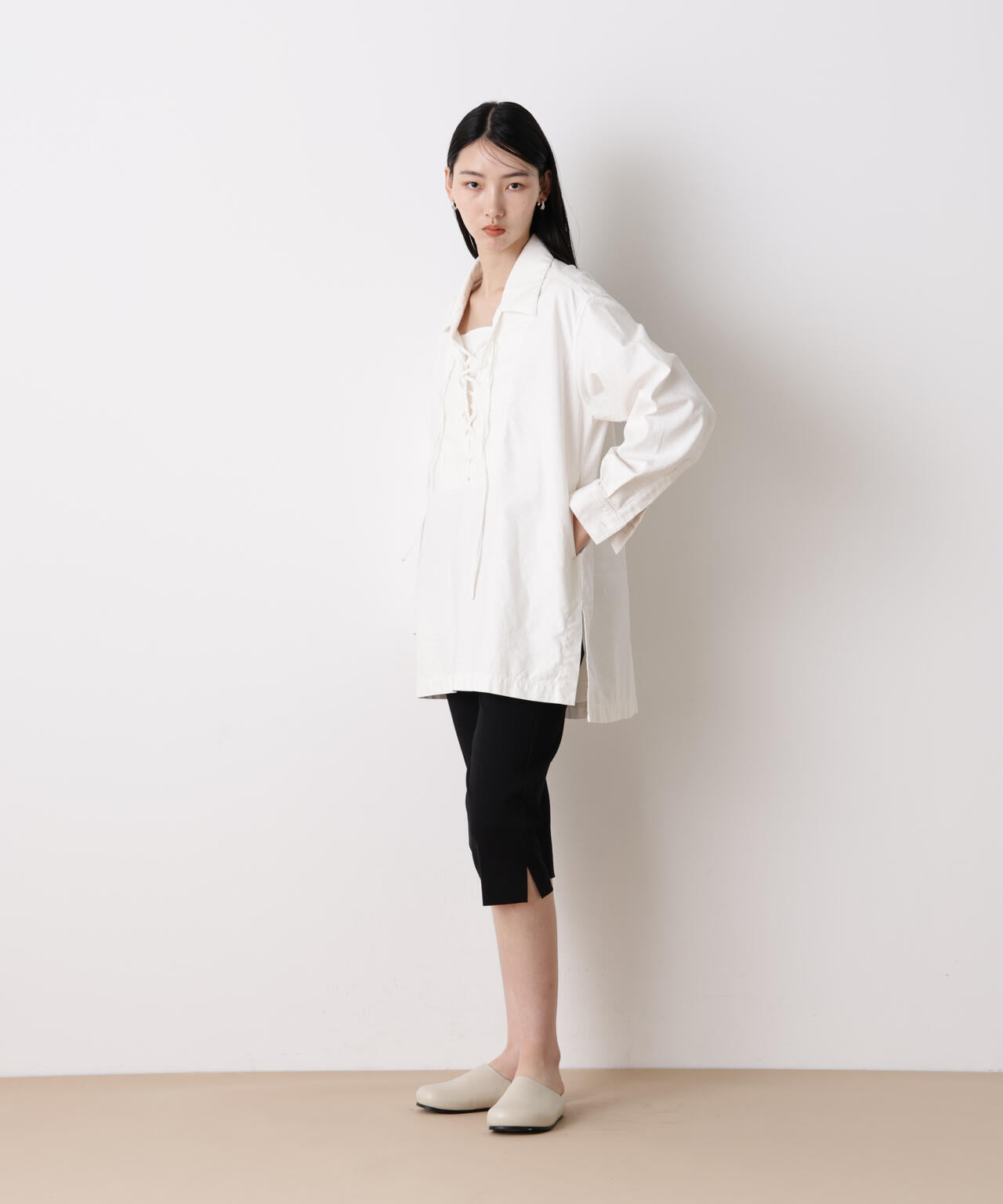 「STEVELOUR」ストレッチポンチカプリパンツ 6696128300