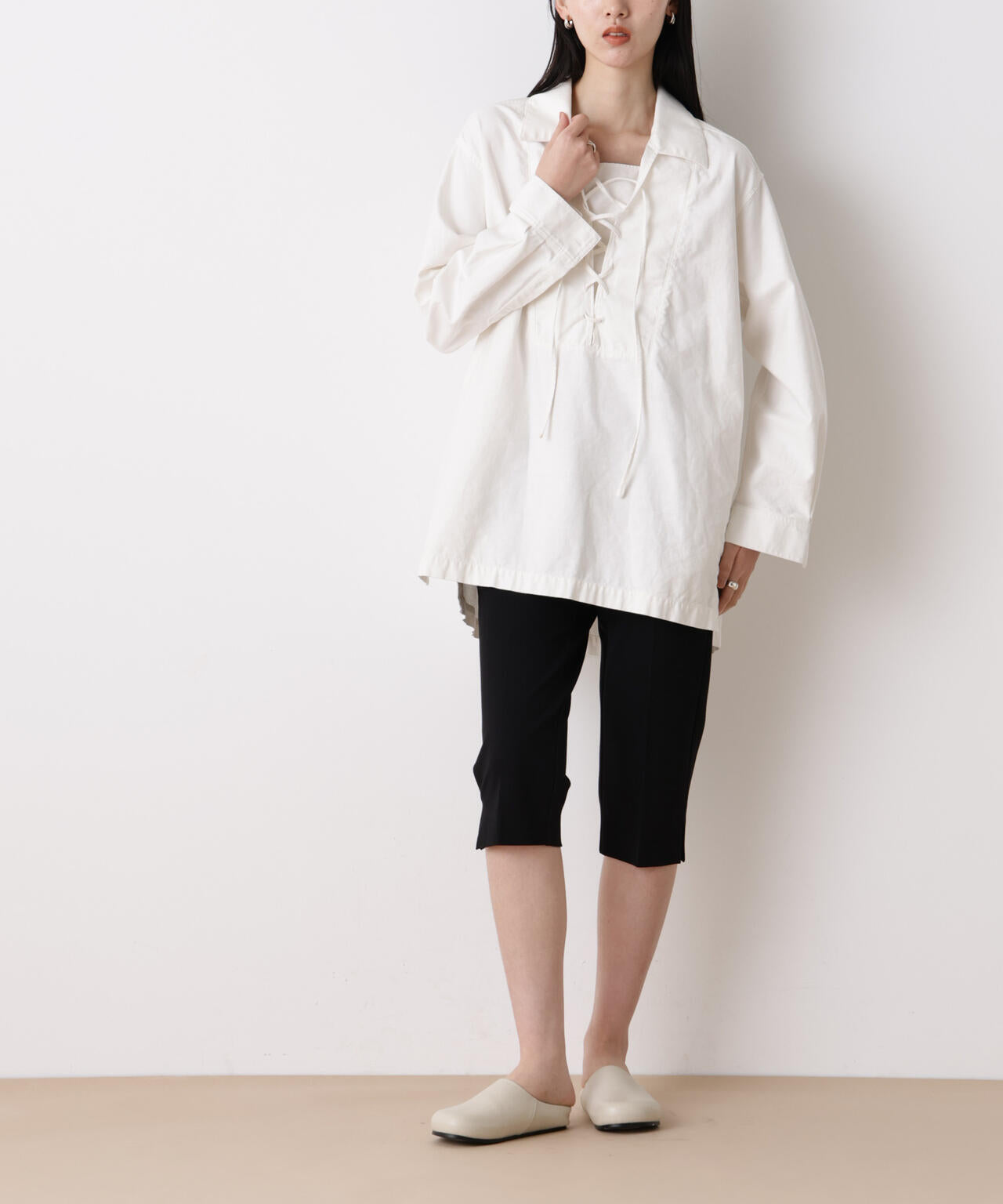 「STEVELOUR」ストレッチポンチカプリパンツ 6696128300