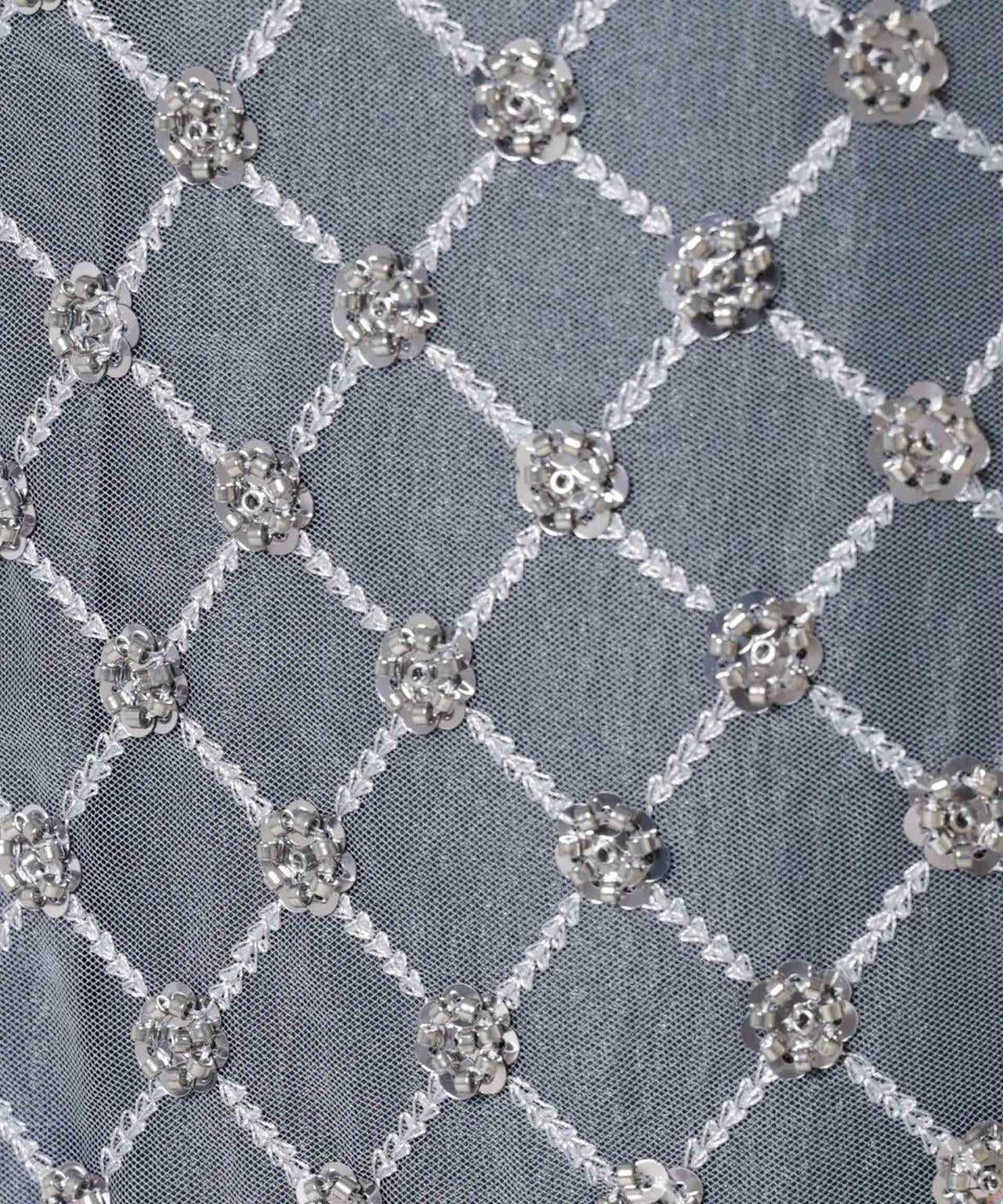 スパンコールビーズ刺繍ラップスカート 6696130300