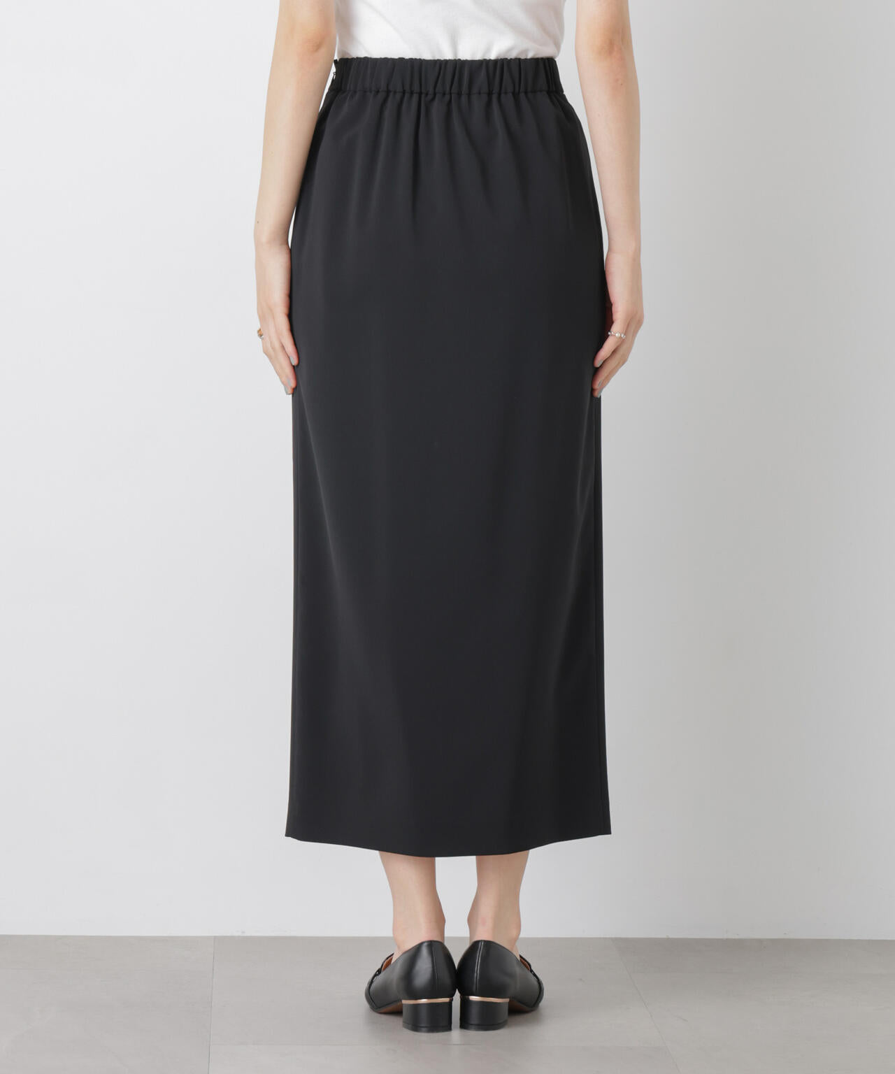 ハイツイストドライタックスリットロングスカート(セットアップ可) 6696130302